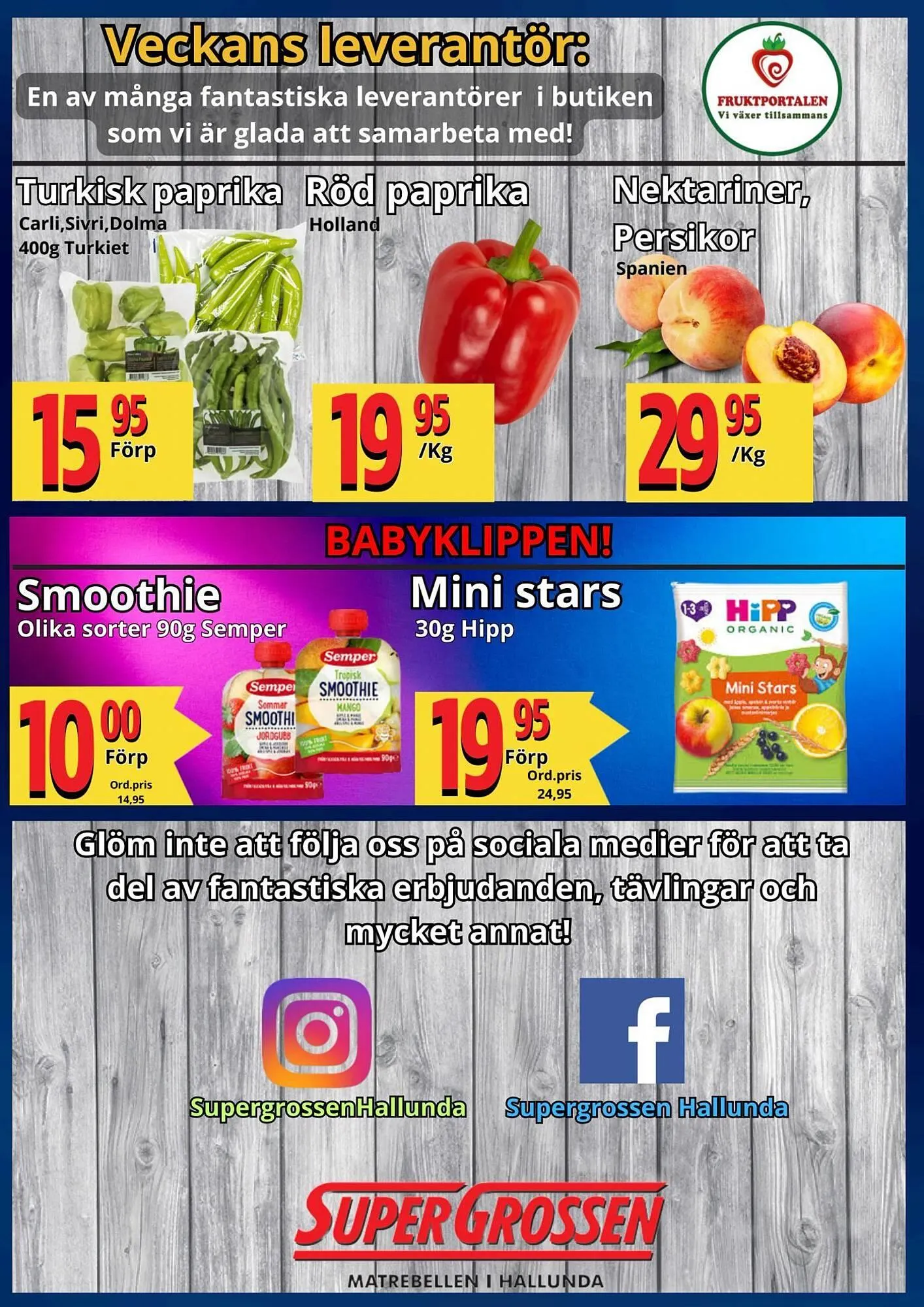 Supergrossen reklamblad från 1 september till 7 september 2025 - Reklamblad sidor 15