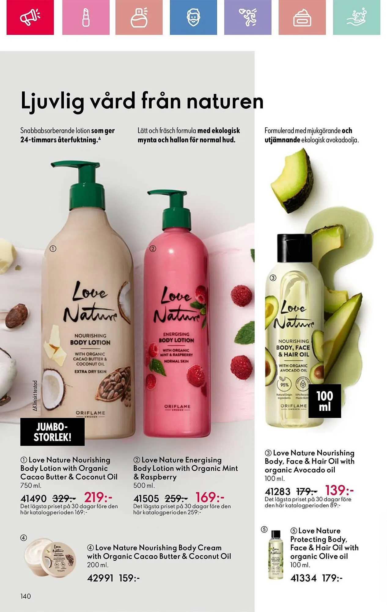 Oriflame reklamblad från 10 mars till 29 mars 2025 - Reklamblad sidor 140