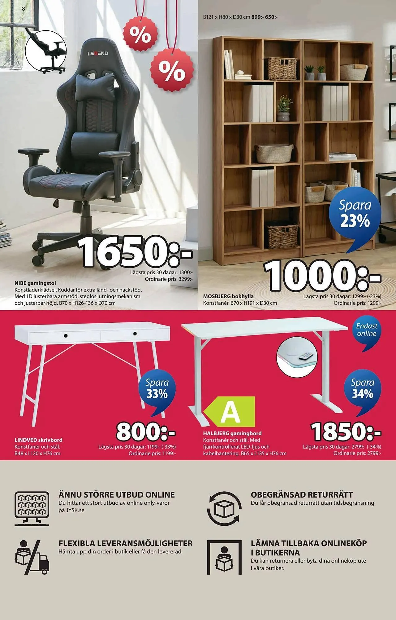 JYSK reklamblad från 24 december till 19 januari 2026 - Reklamblad sidor 8