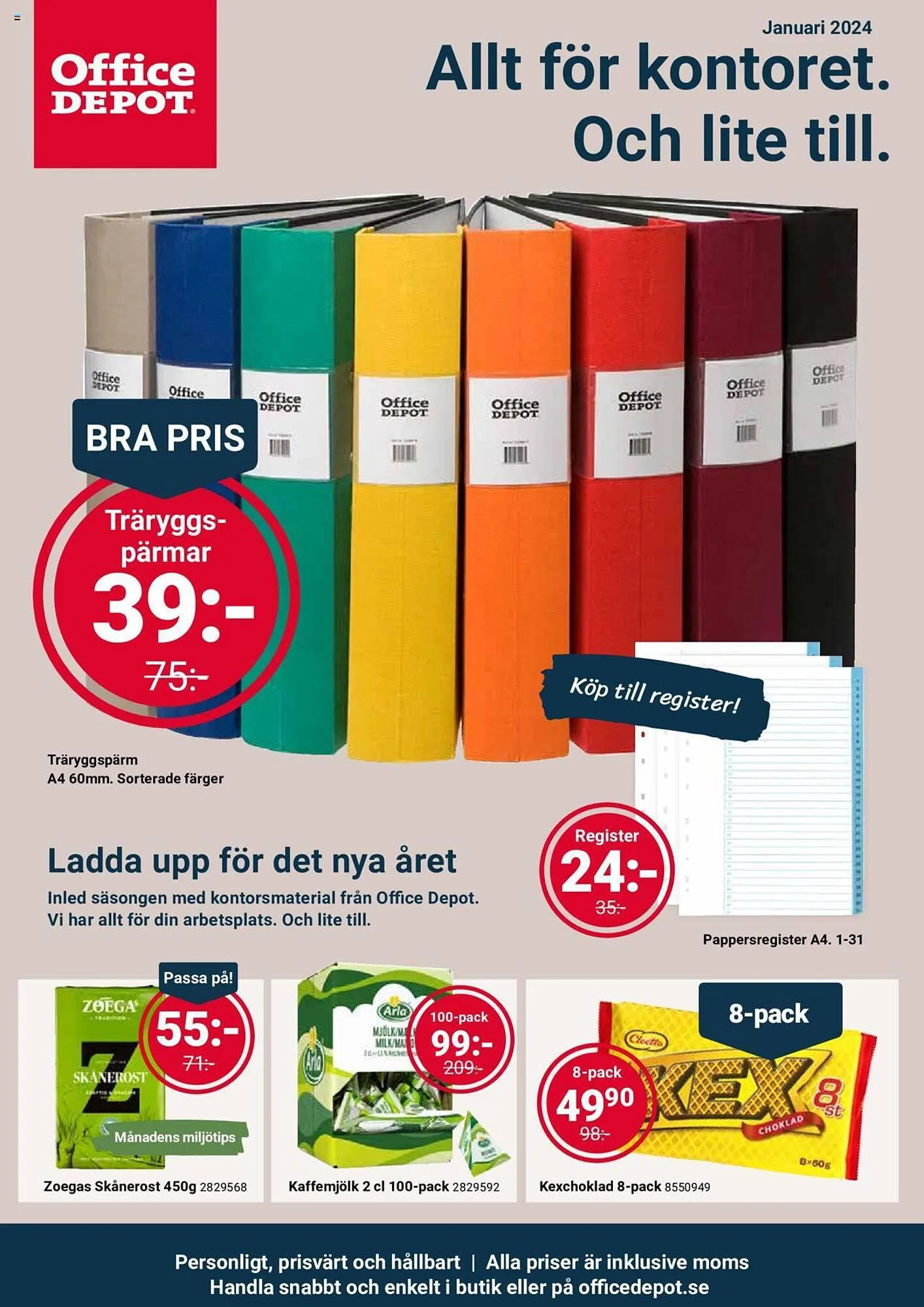 Office Depot reklamblad från 9 januari till 4 februari 2024 - Reklamblad sidor 