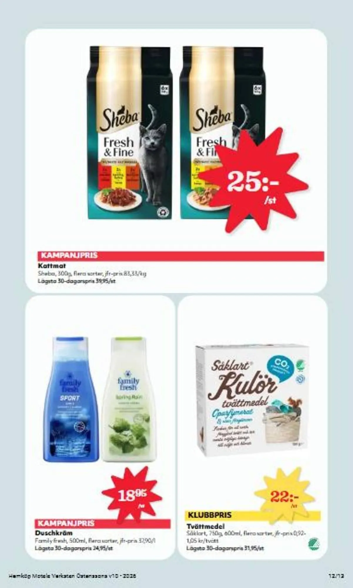 Östenssons reklamblad från 2 mars till 8 mars 2026 - Reklamblad sidor 12