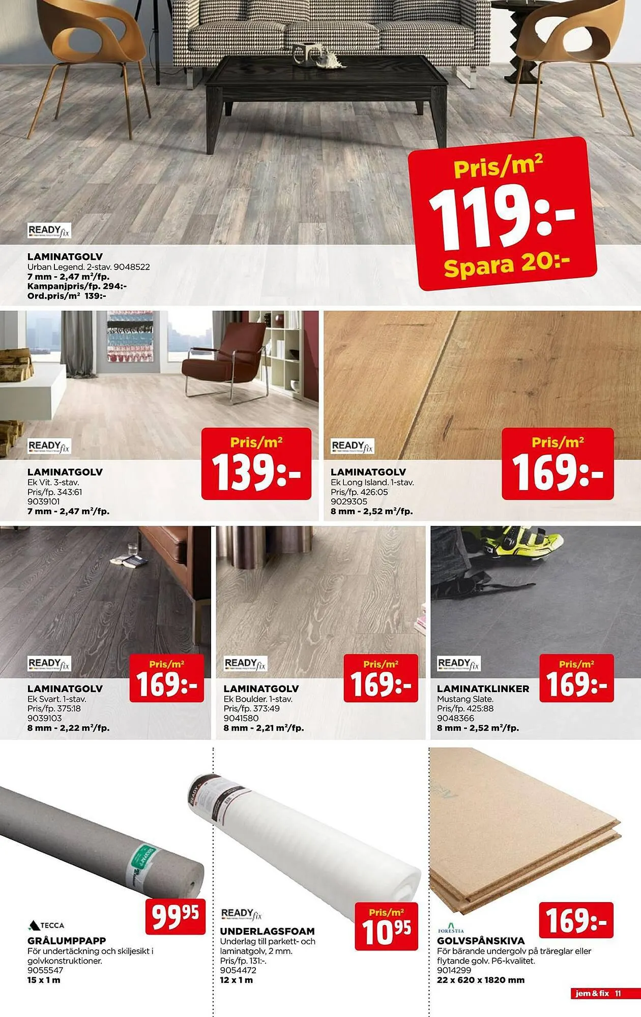 Jem&Fix reklamblad från 6 augusti till 20 augusti 2023 - Reklamblad sidor 11