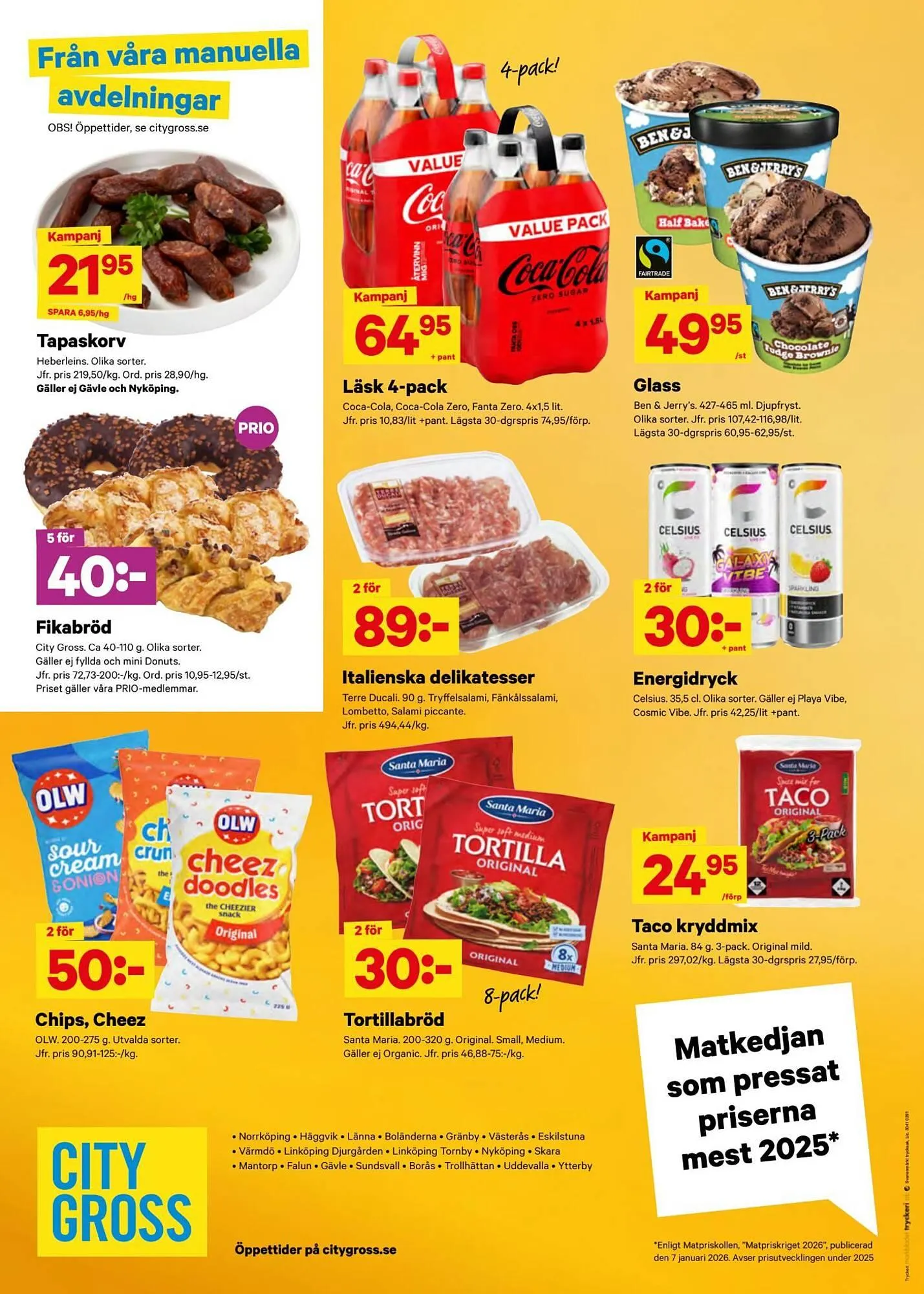 City Gross reklamblad från 26 januari till 2 februari 2026 - Reklamblad sidor 9