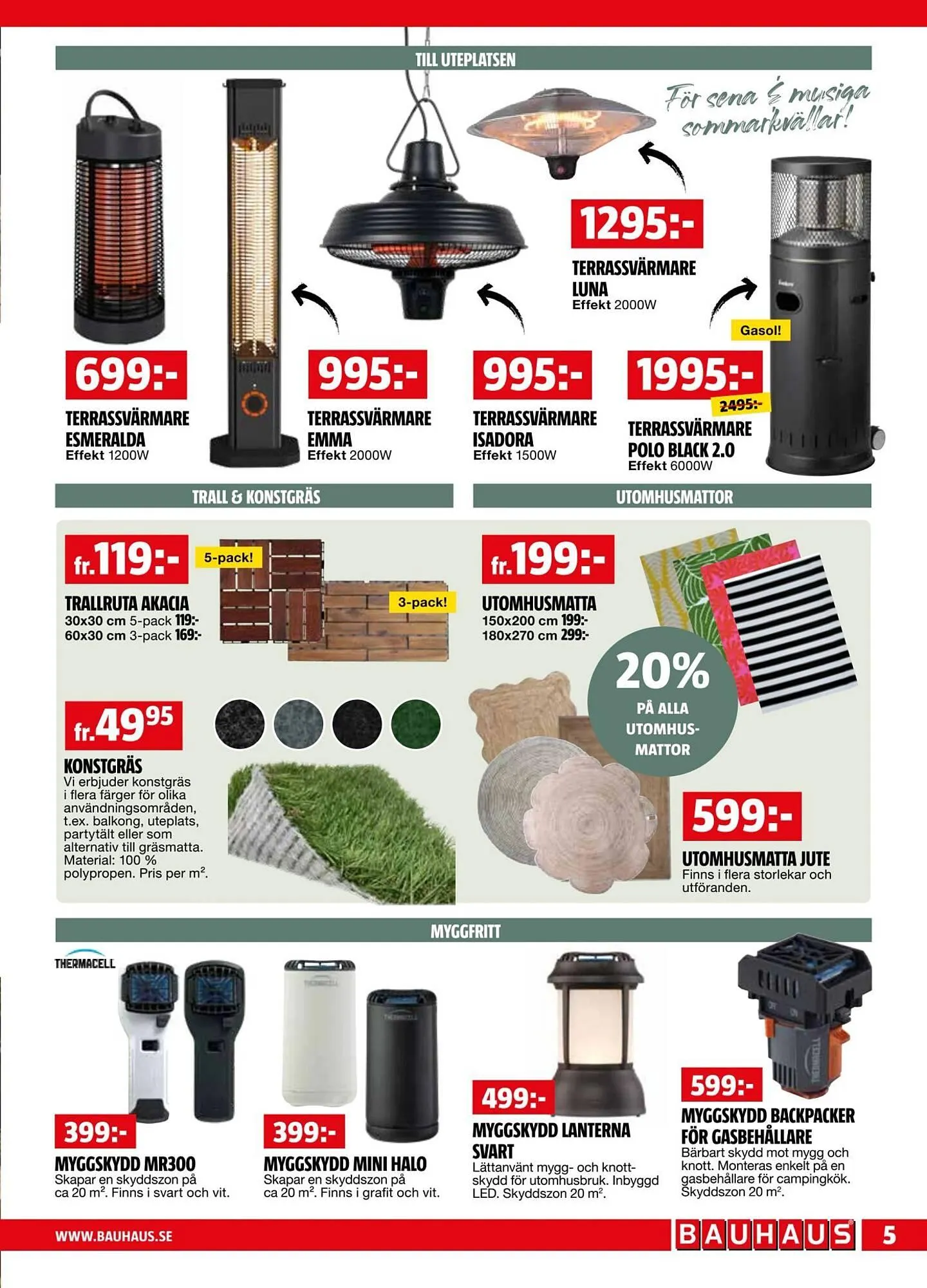 Bauhaus reklamblad från 4 maj till 18 maj 2026 - Reklamblad sidor 5