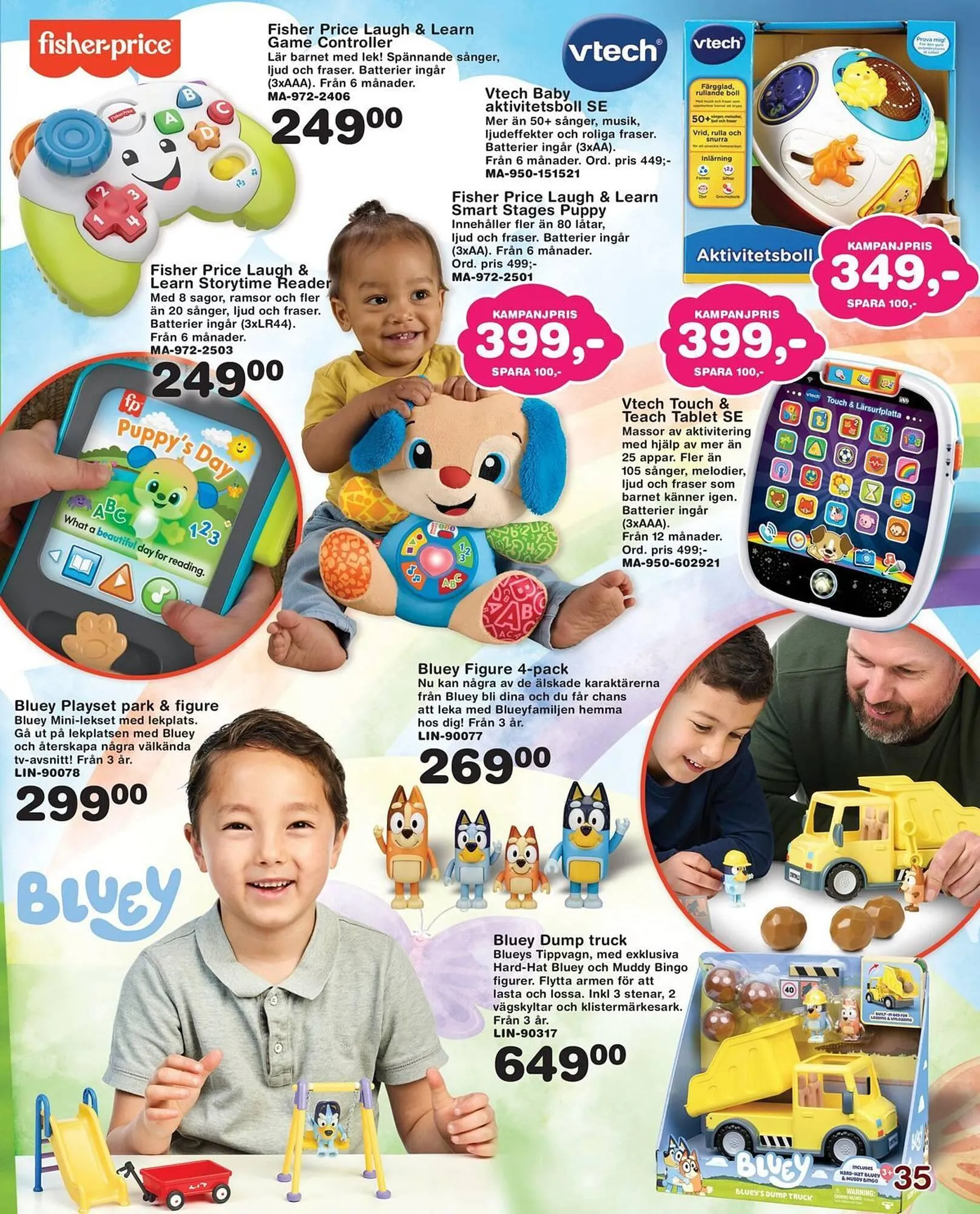 Lekextra reklamblad från 5 april till 18 april 2025 - Reklamblad sidor 35