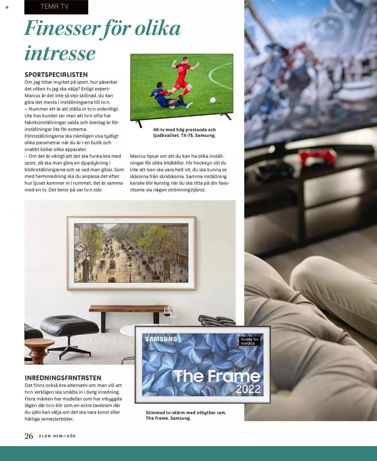 Elon - Katalog Hem & Kök nr. 3/2023 från 11 september till 31 december 2023 - Reklamblad sidor 26
