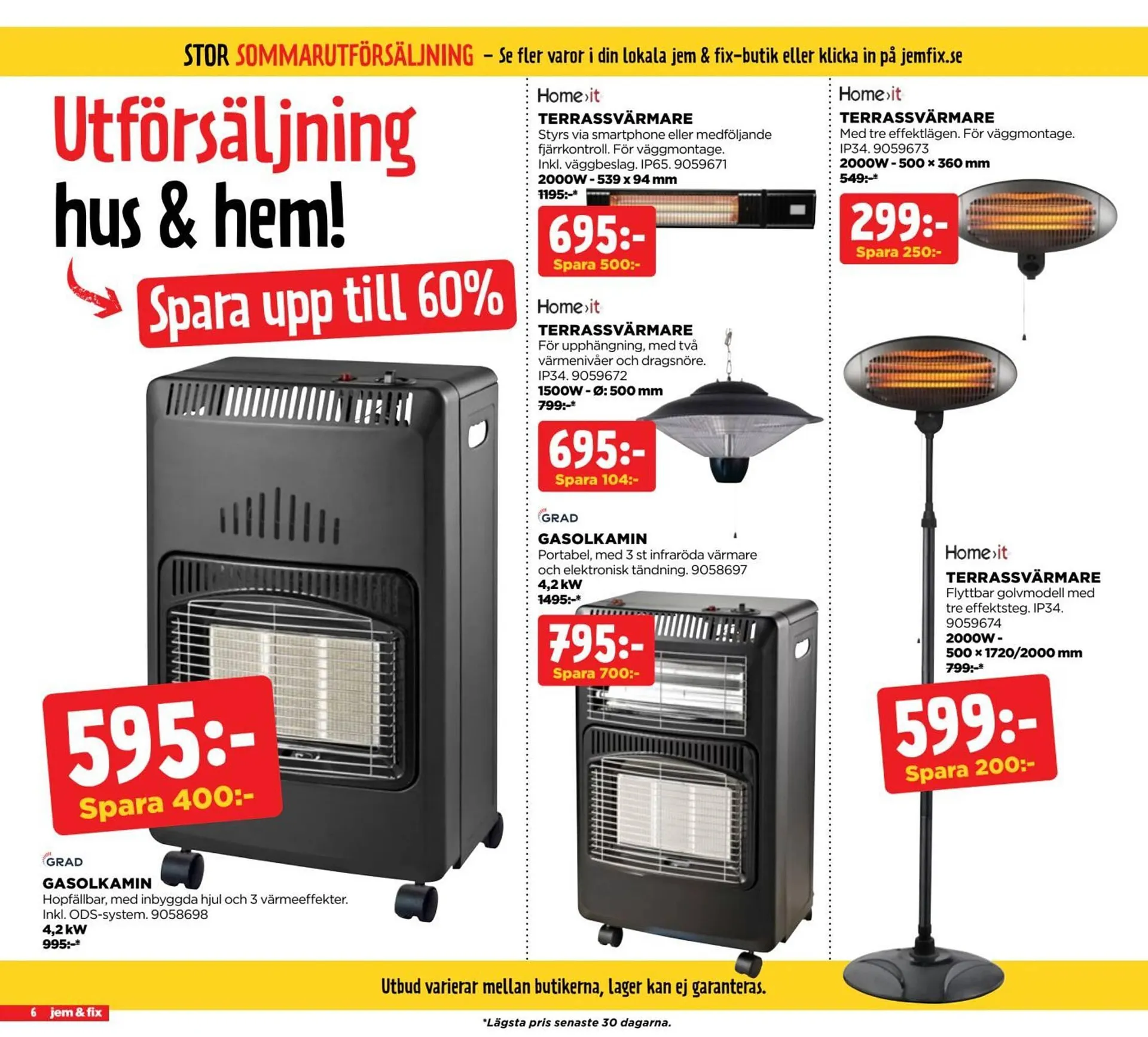 Jem&Fix reklamblad från 4 augusti till 24 augusti 2025 - Reklamblad sidor 6
