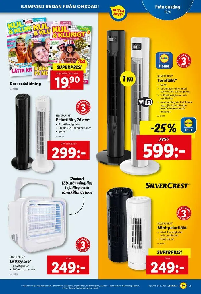 ERBJUDANDEN VECKA 25 från 17 juni till 23 juni 2024 - Reklamblad sidor 25