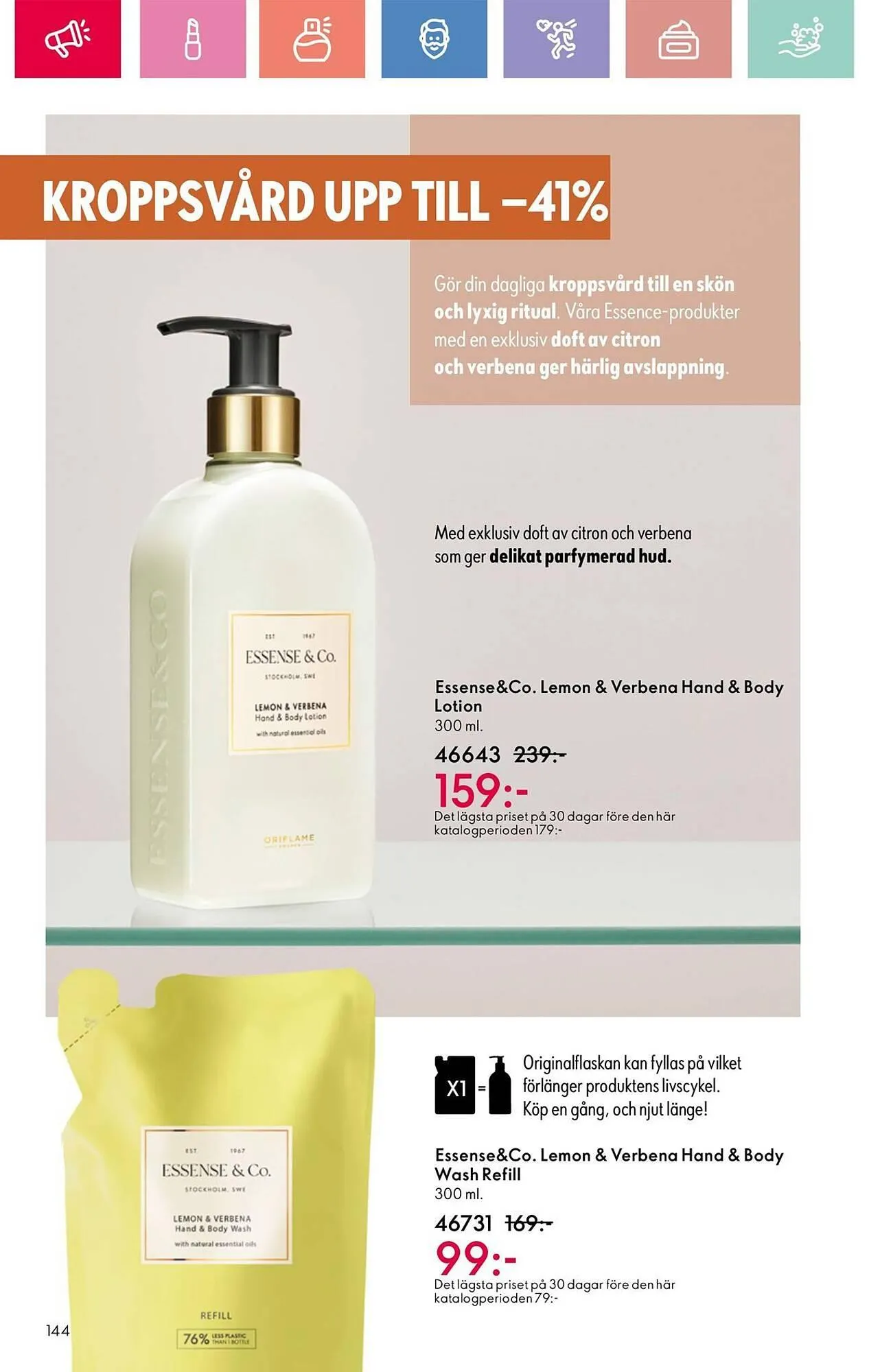 Oriflame reklamblad från 24 augusti till 13 september 2025 - Reklamblad sidor 144