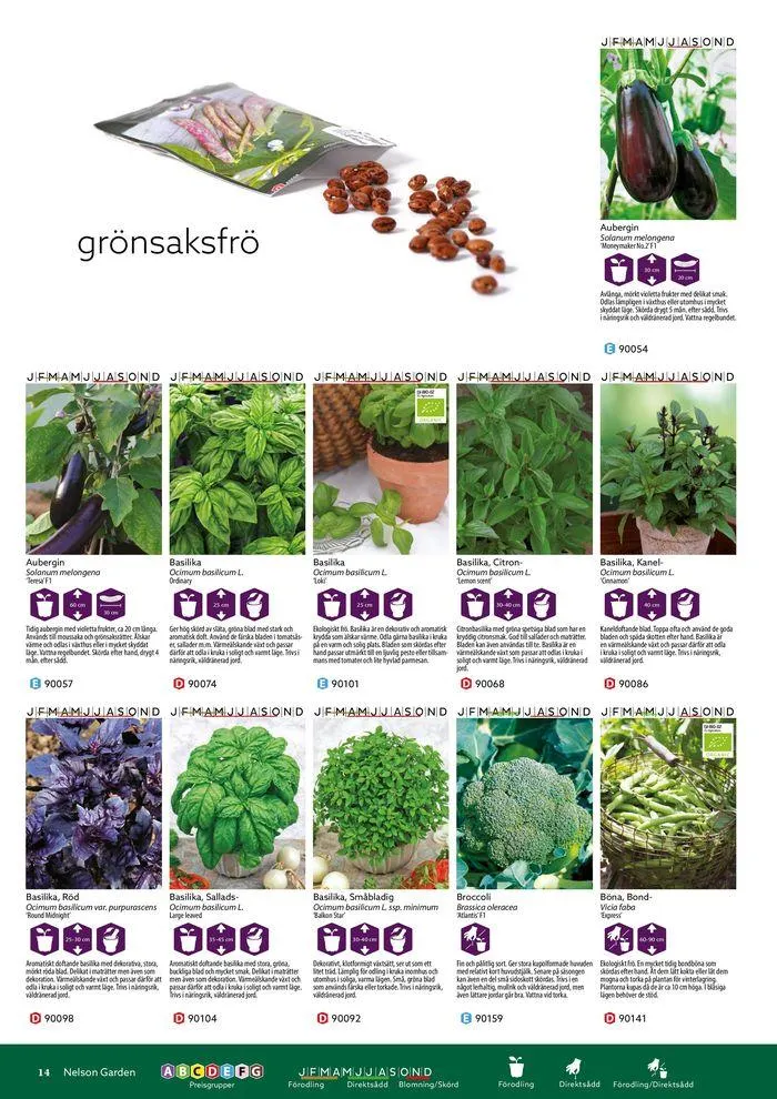 Nelson Gardens frökatalog 2024 är här! från 6 mars till 31 december 2024 - Reklamblad sidor 14