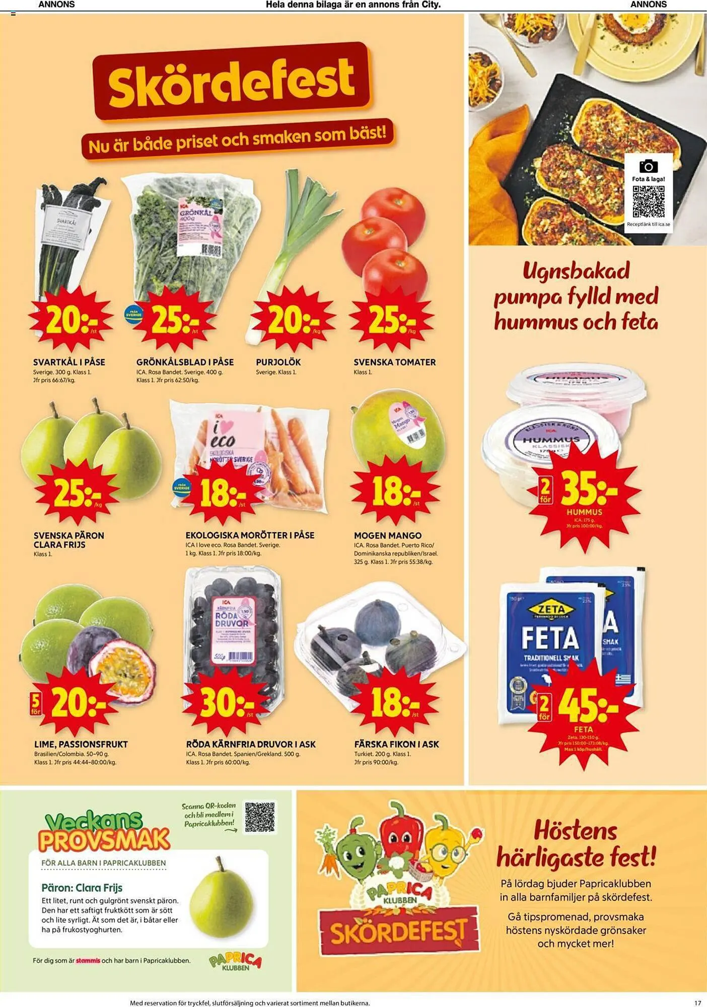 ICA Kvantum reklamblad från 25 september till 1 oktober 2023 - Reklamblad sidor 17