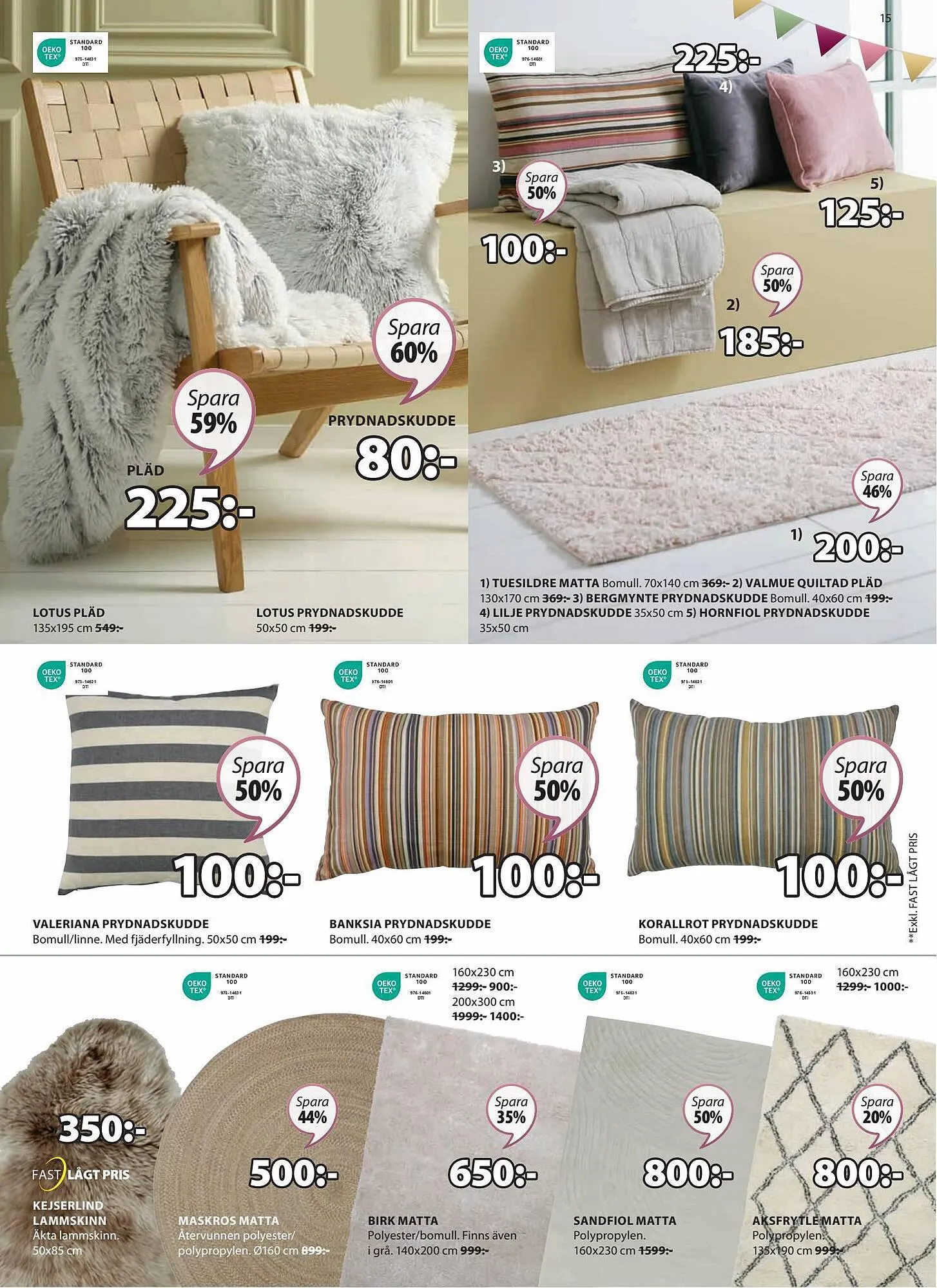 JYSK reklamblad från 25 september till 8 oktober 2023 - Reklamblad sidor 15