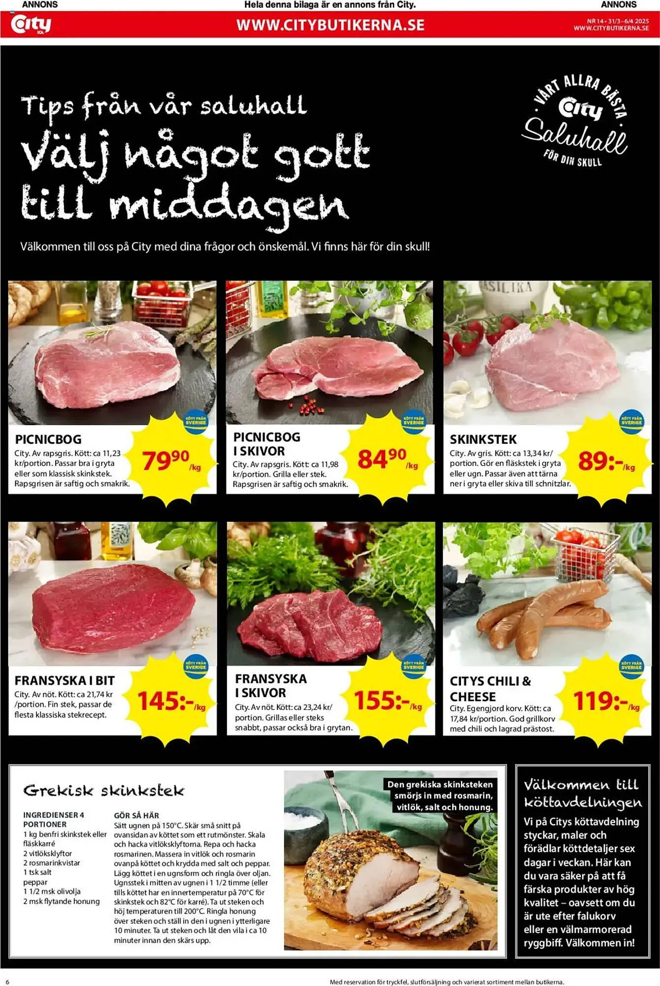 ICA Kvantum reklamblad från 31 mars till 6 april 2025 - Reklamblad sidor 6
