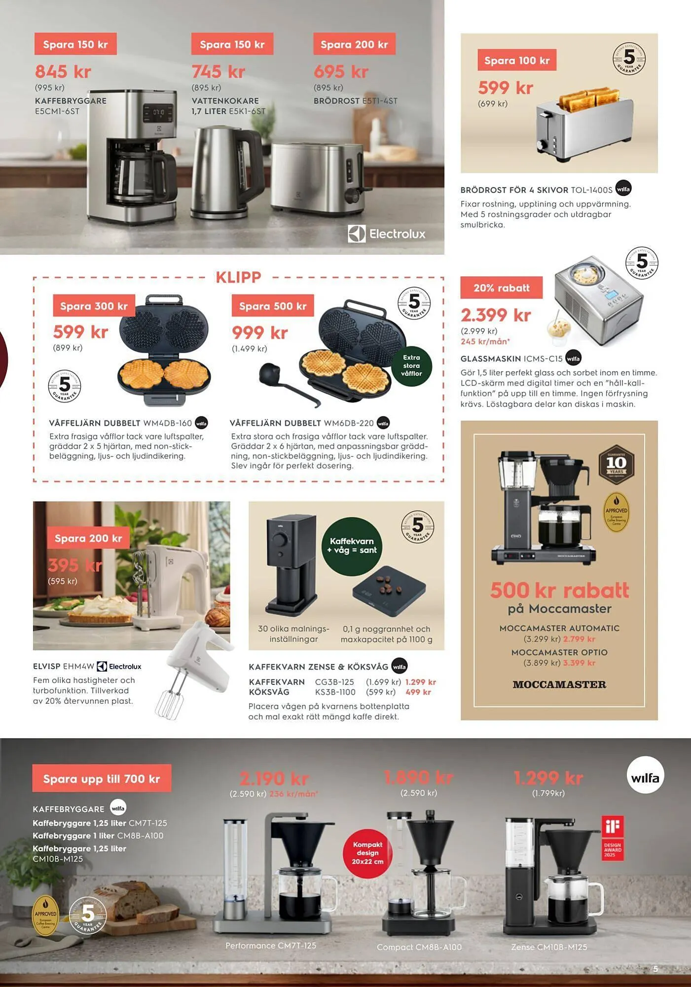 Electrolux Home reklamblad från 3 mars till 24 mars 2026 - Reklamblad sidor 5