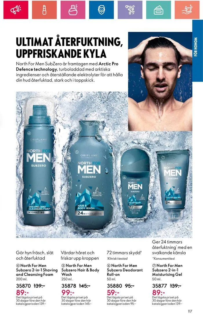 Oriflame reklamblad från 20 juni till 4 juli 2024 - Reklamblad sidor 117