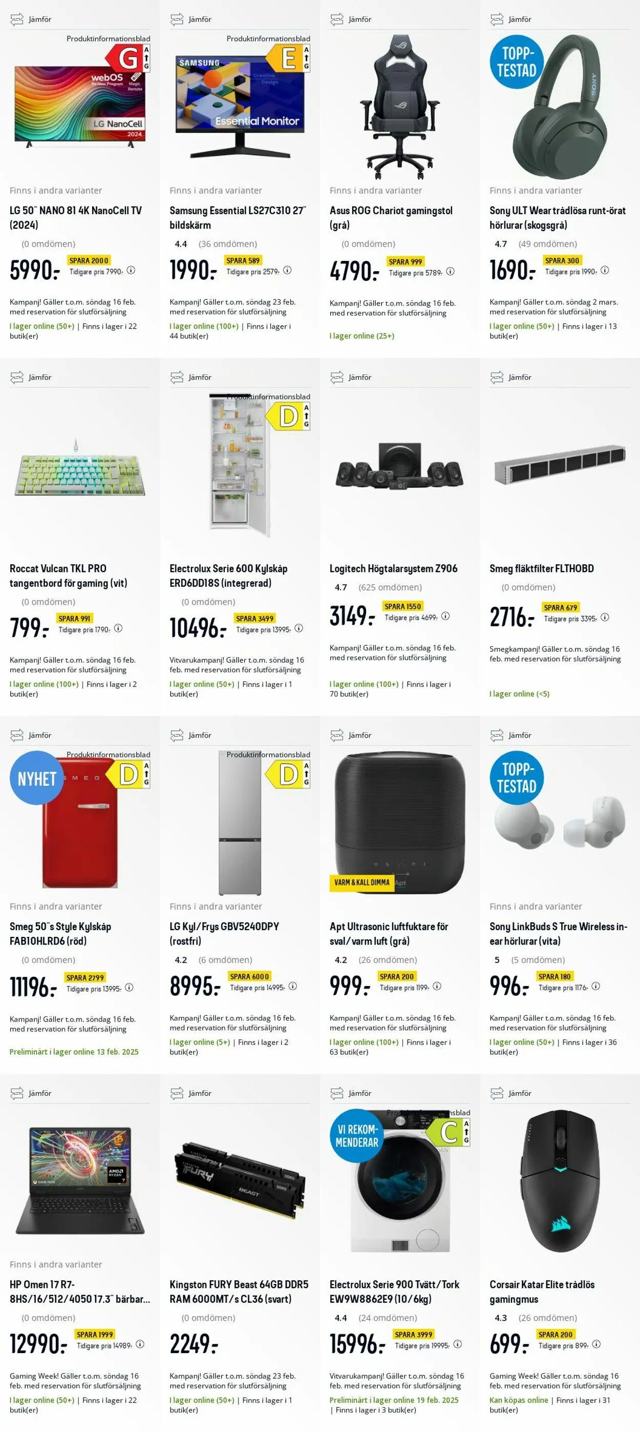 Elgiganten från 10 februari till 16 februari 2025 - Reklamblad sidor 43
