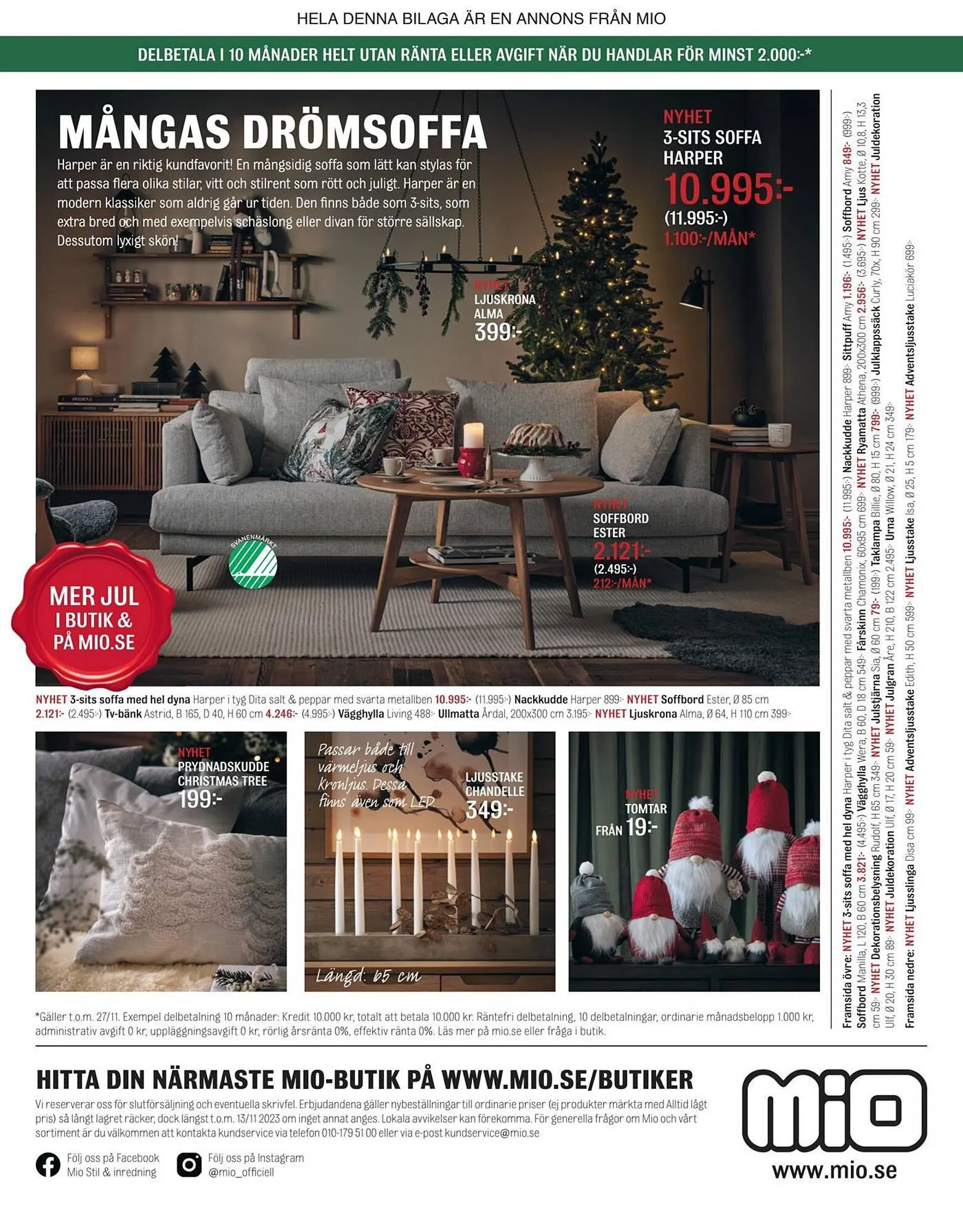 Mio reklamblad från 16 oktober till 13 november 2023 - Reklamblad sidor 12