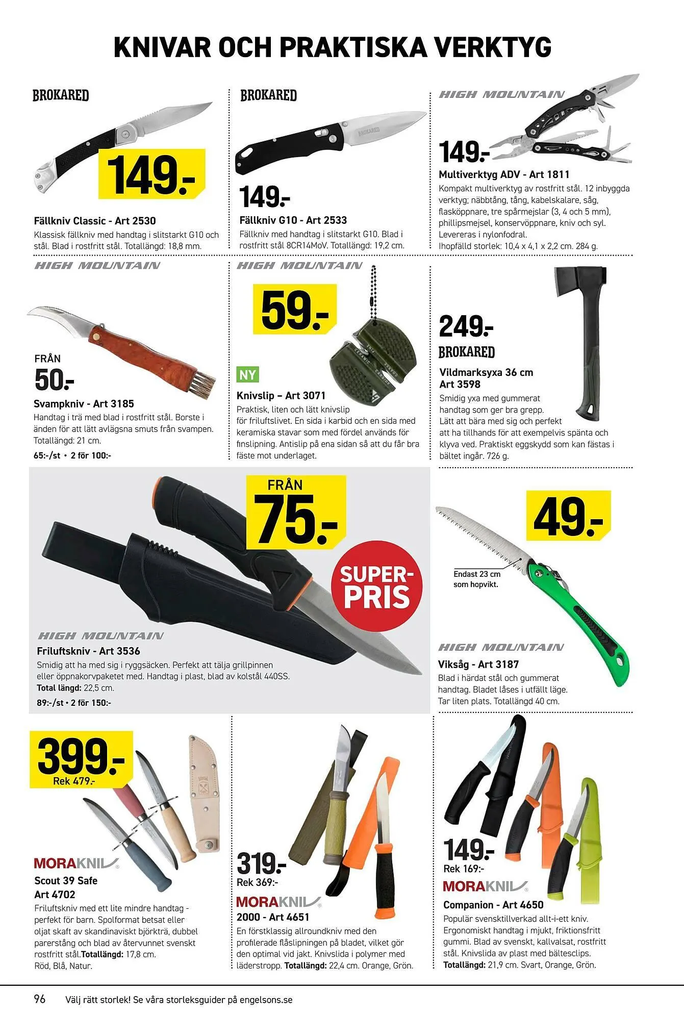 Engelsons katalog från 9 mars till 15 mars 2026 - Reklamblad sidor 96