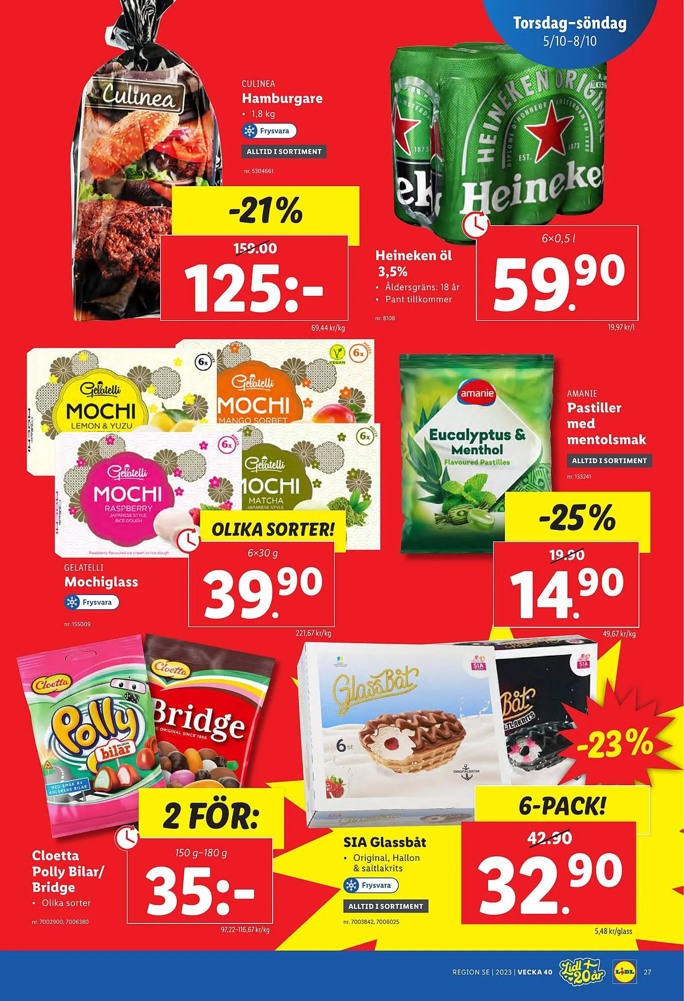 Lidl reklamblad från 2 oktober till 8 oktober 2023 - Reklamblad sidor 34