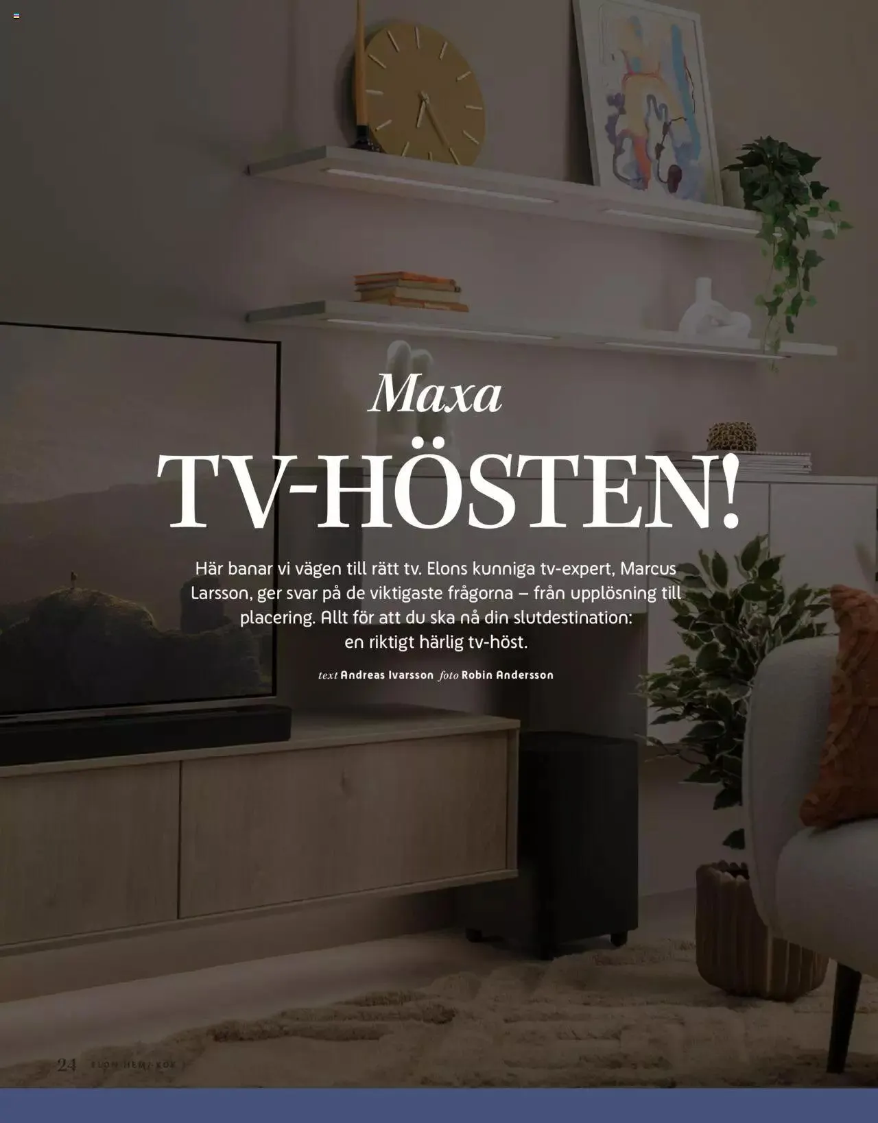 Elon - Katalog Hem & Kök nr. 3/2023 från 11 september till 31 december 2023 - Reklamblad sidor 24