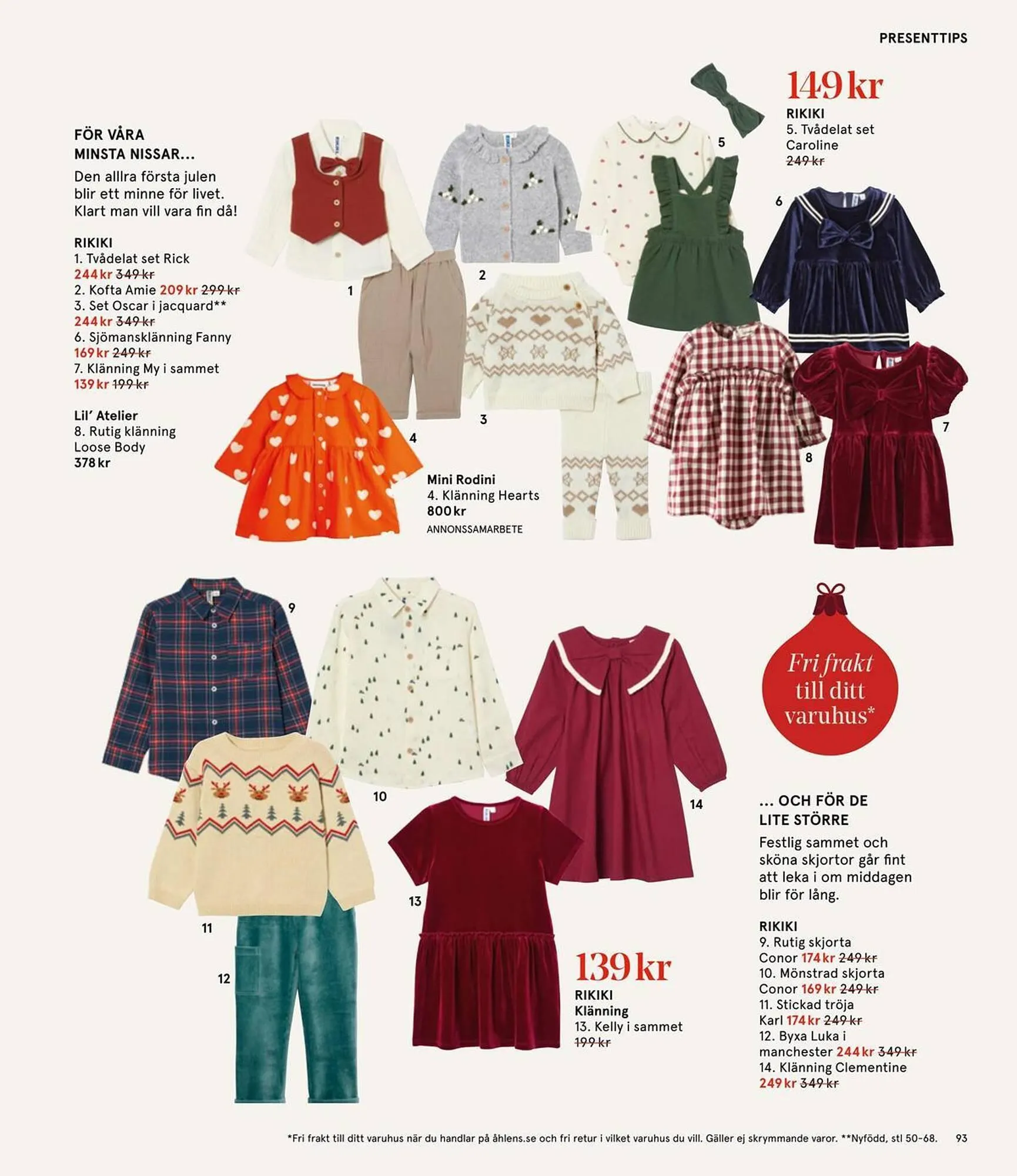 Åhléns reklamblad från 25 november till 11 december 2025 - Reklamblad sidor 93