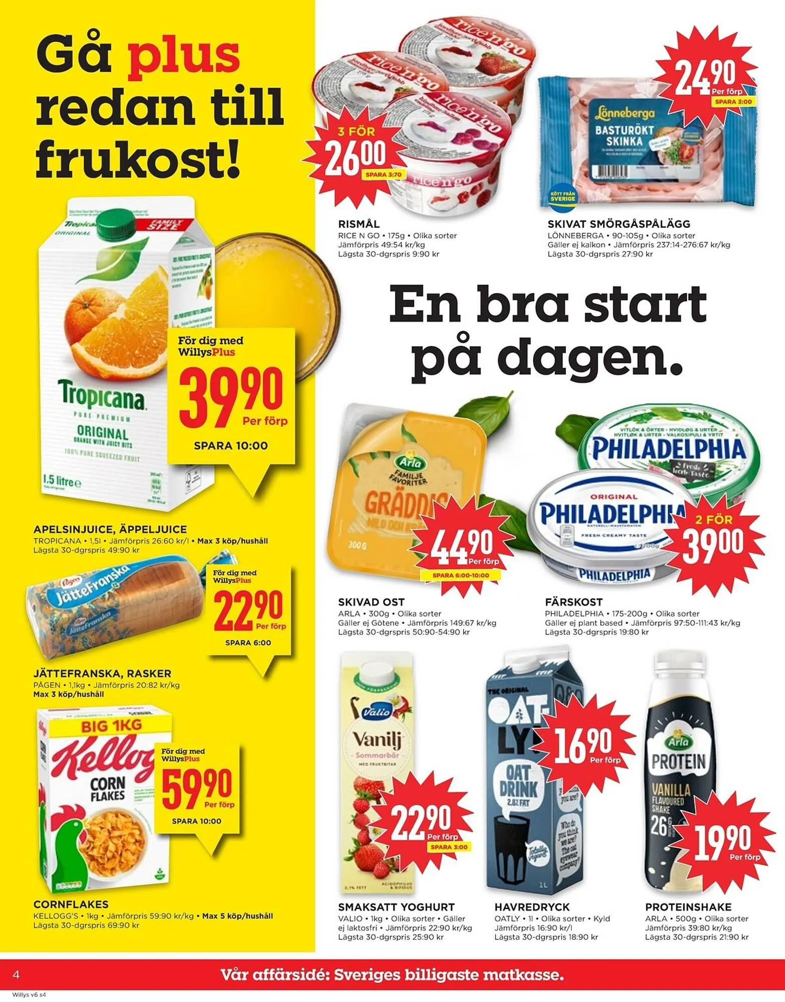Willys reklamblad från 2 februari till 8 februari 2026 - Reklamblad sidor 4