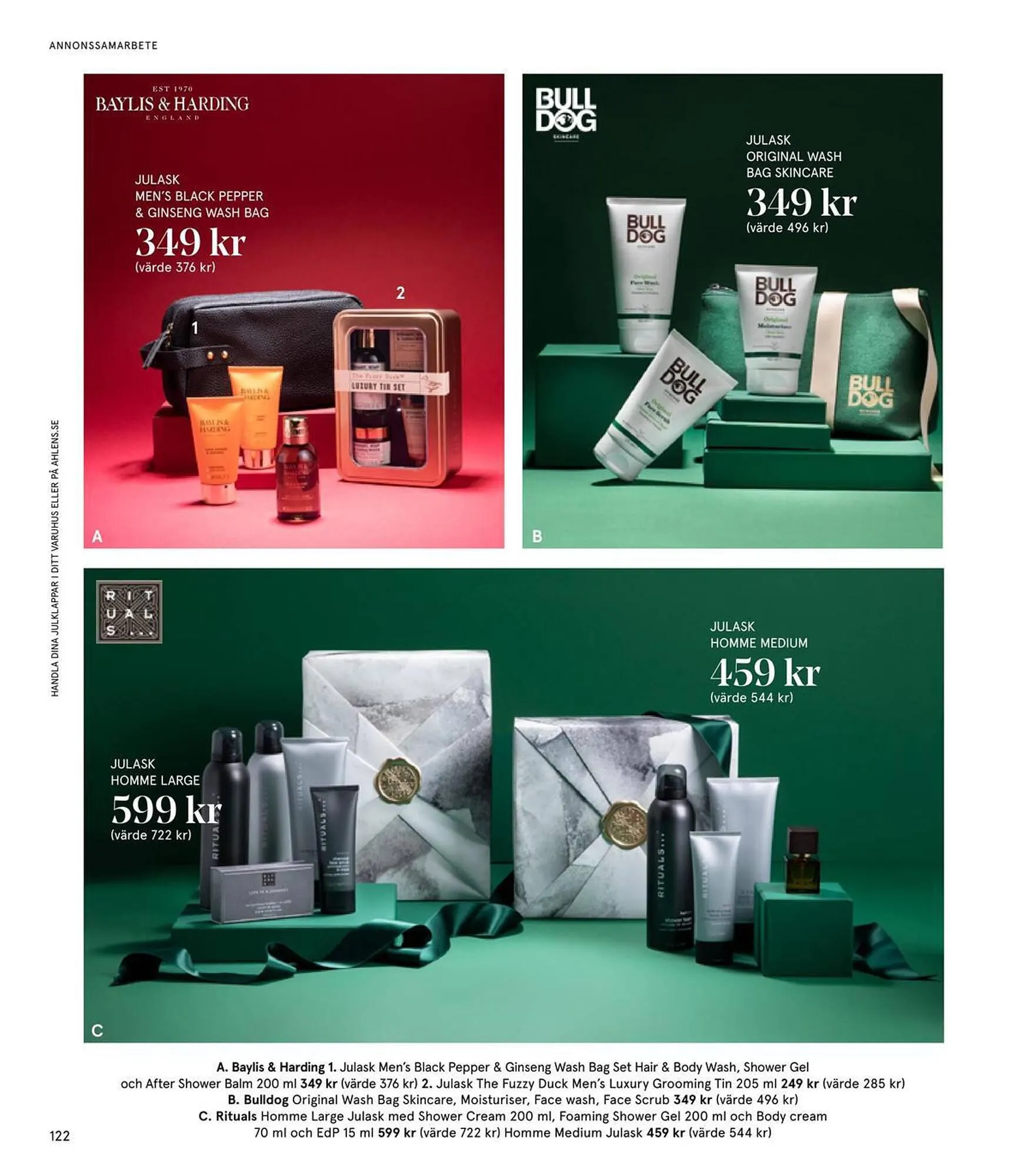 Åhléns reklamblad från 24 november till 24 december 2023 - Reklamblad sidor 122