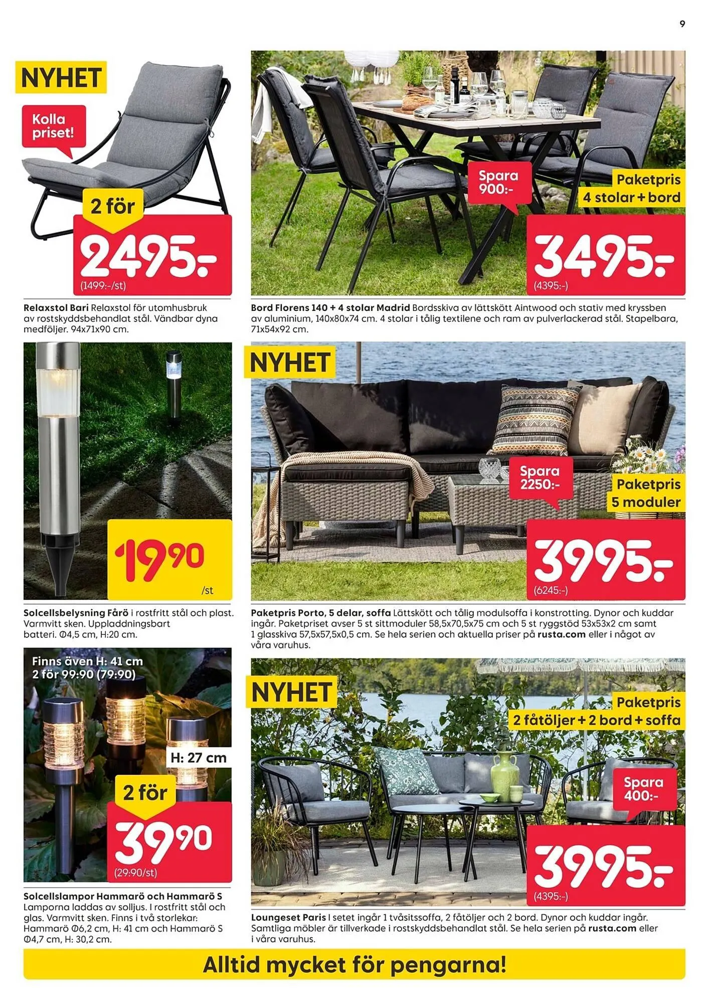 Rusta reklamblad från 31 mars till 6 april 2025 - Reklamblad sidor 9