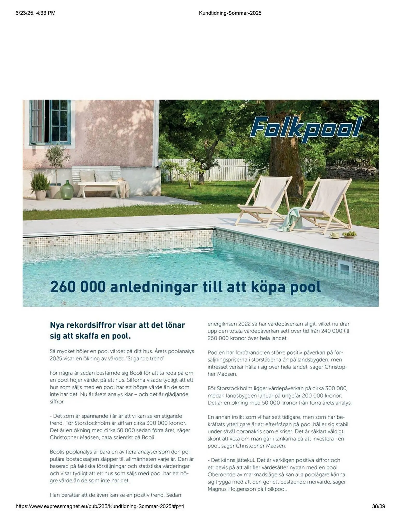 Folkpool reklamblad från 23 juni till 31 juli 2025 - Reklamblad sidor 38