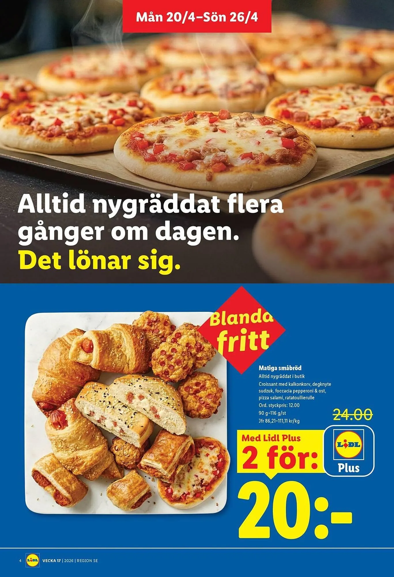 Lidl reklamblad från 20 april till 26 april 2026 - Reklamblad sidor 4