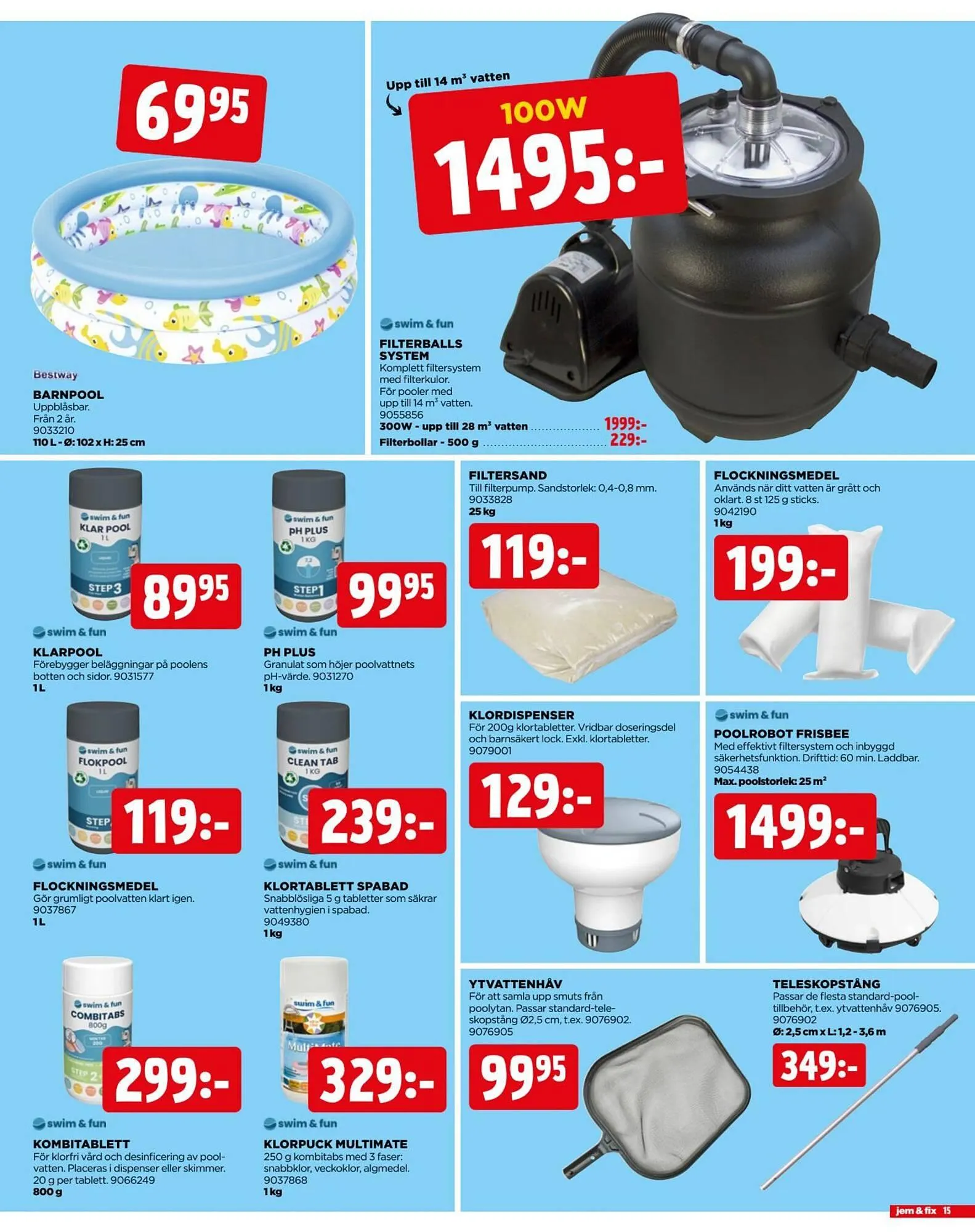 Jem&Fix reklamblad från 11 maj till 18 maj 2026 - Reklamblad sidor 15