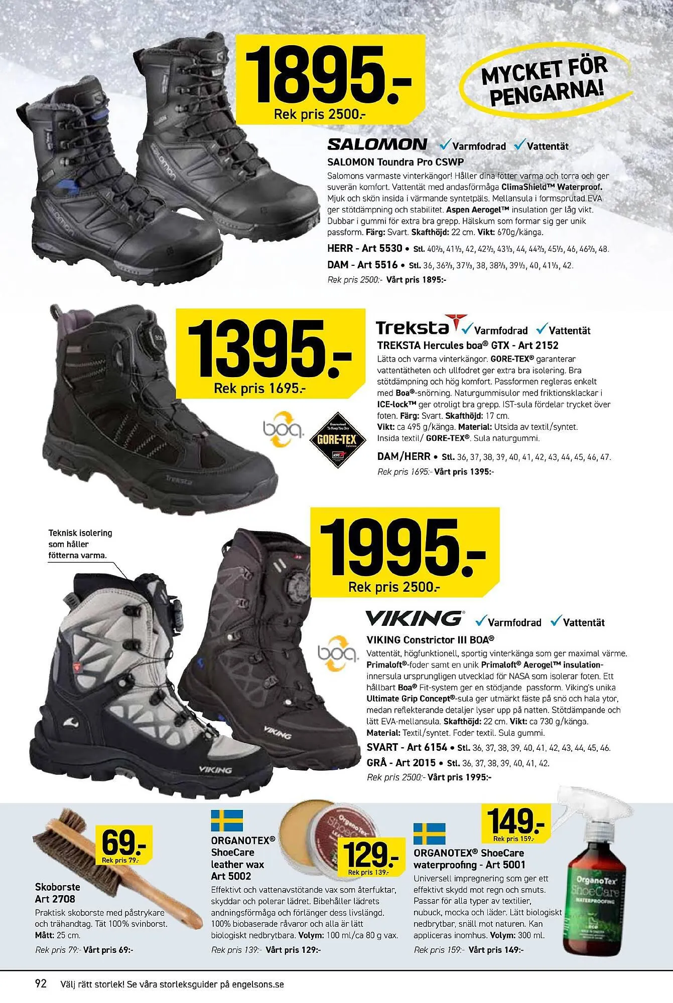 Engelsons reklamblad från 23 oktober till 30 november 2023 - Reklamblad sidor 92