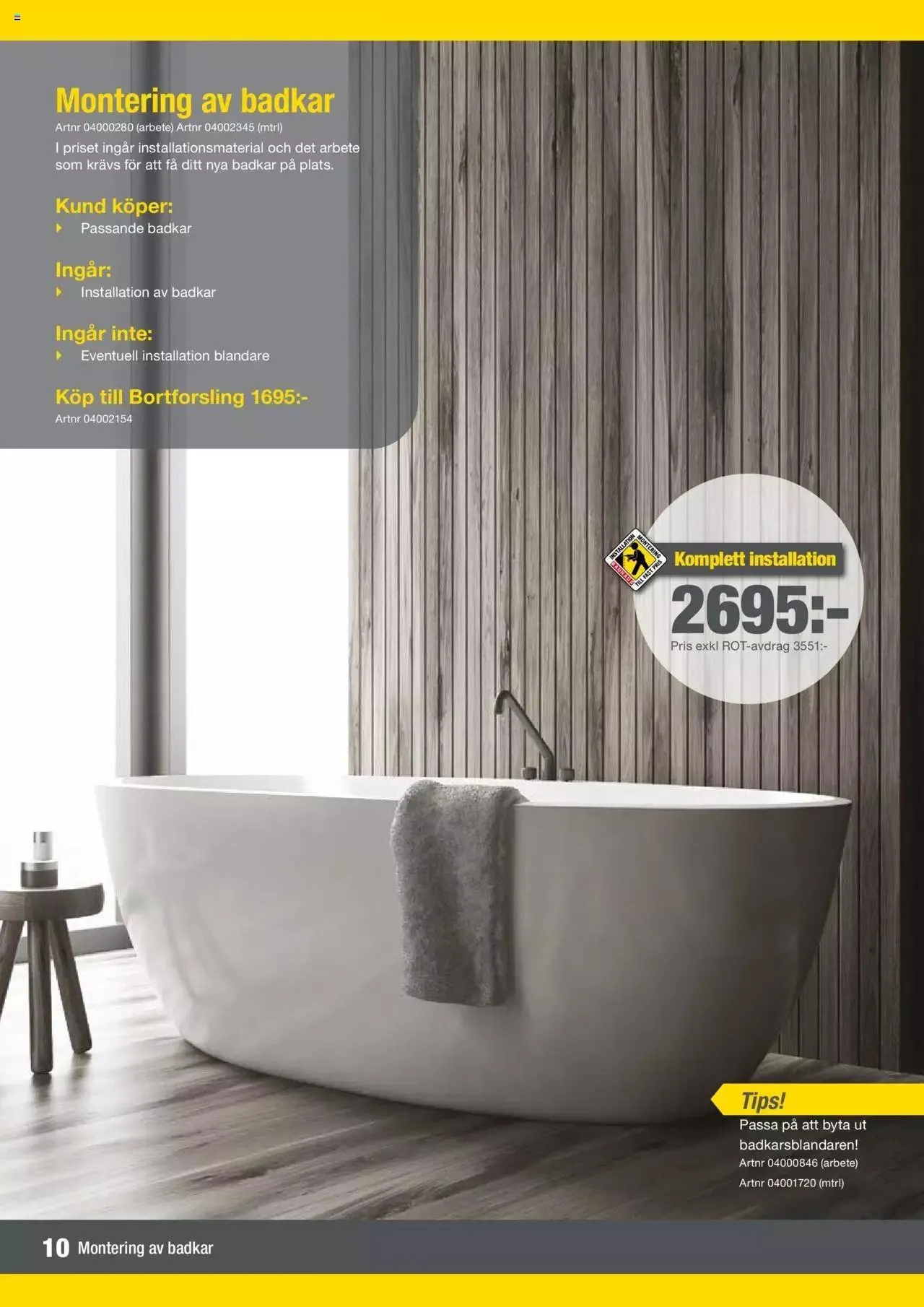 Bauhaus - Montageservice från 19 mars till 31 december 2023 - Reklamblad sidor 9