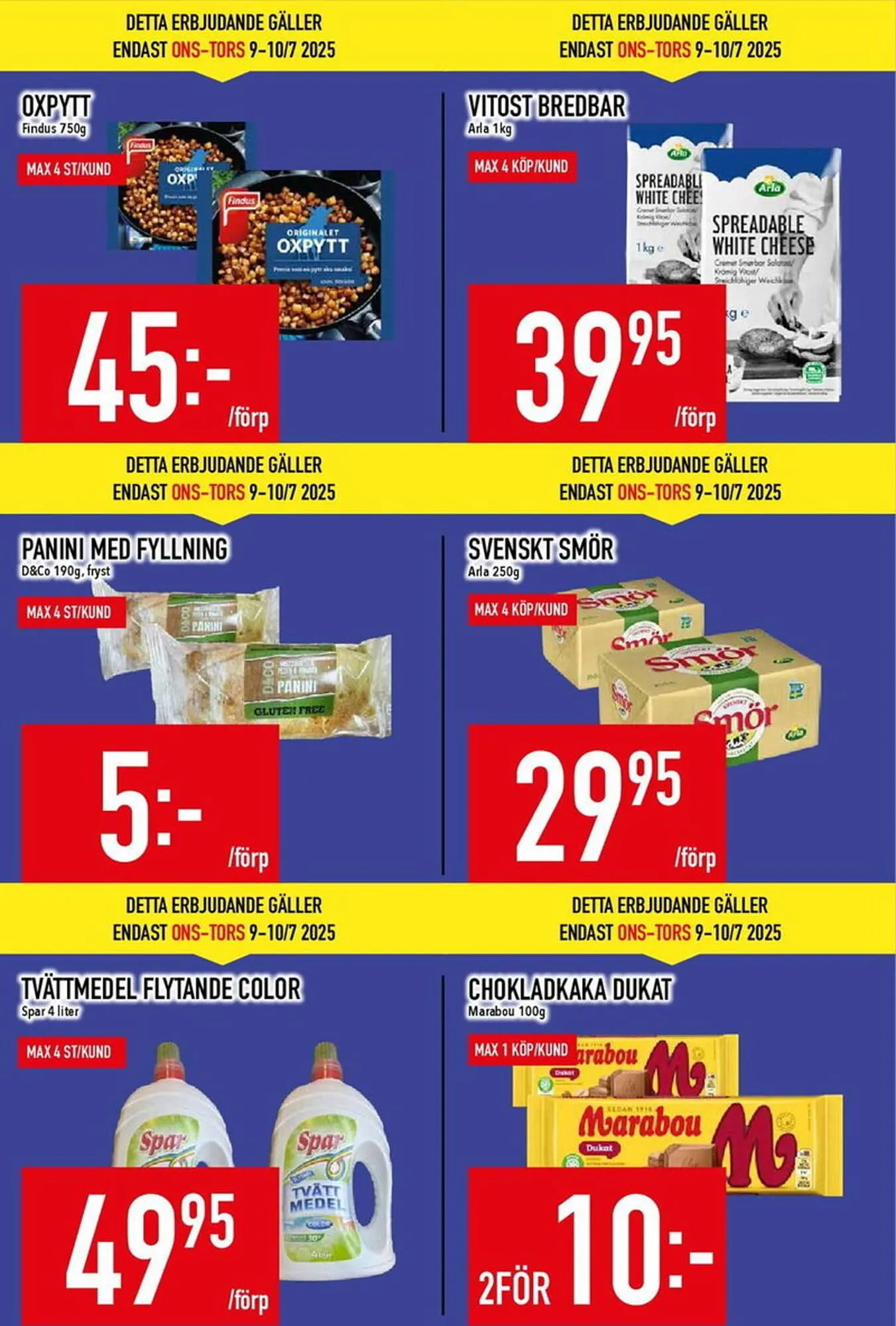 Matdax reklamblad från 7 juli till 13 juli 2025 - Reklamblad sidor 3