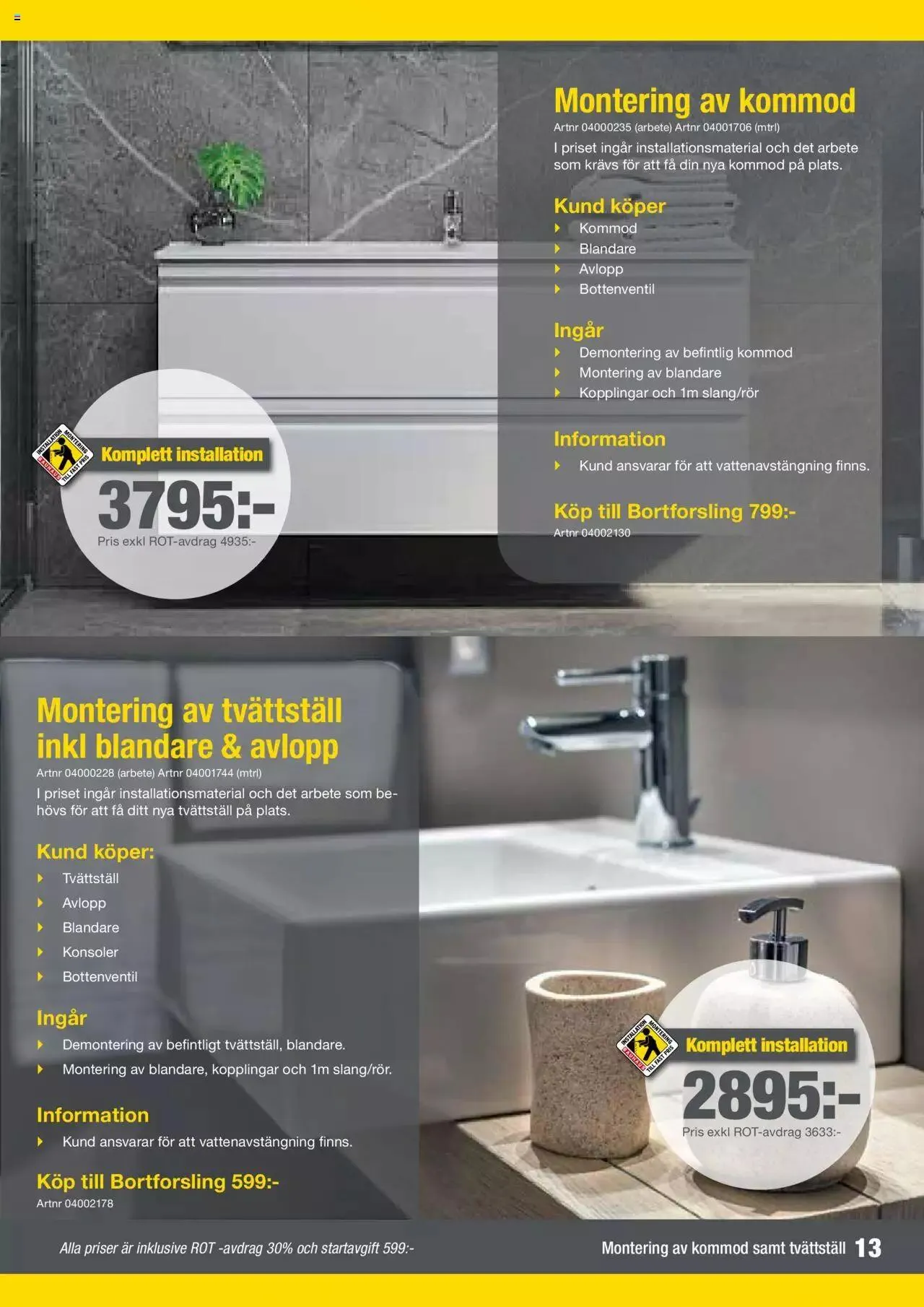 Bauhaus - Katalog Montageservice från 1 februari till 31 december 2024 - Reklamblad sidor 12