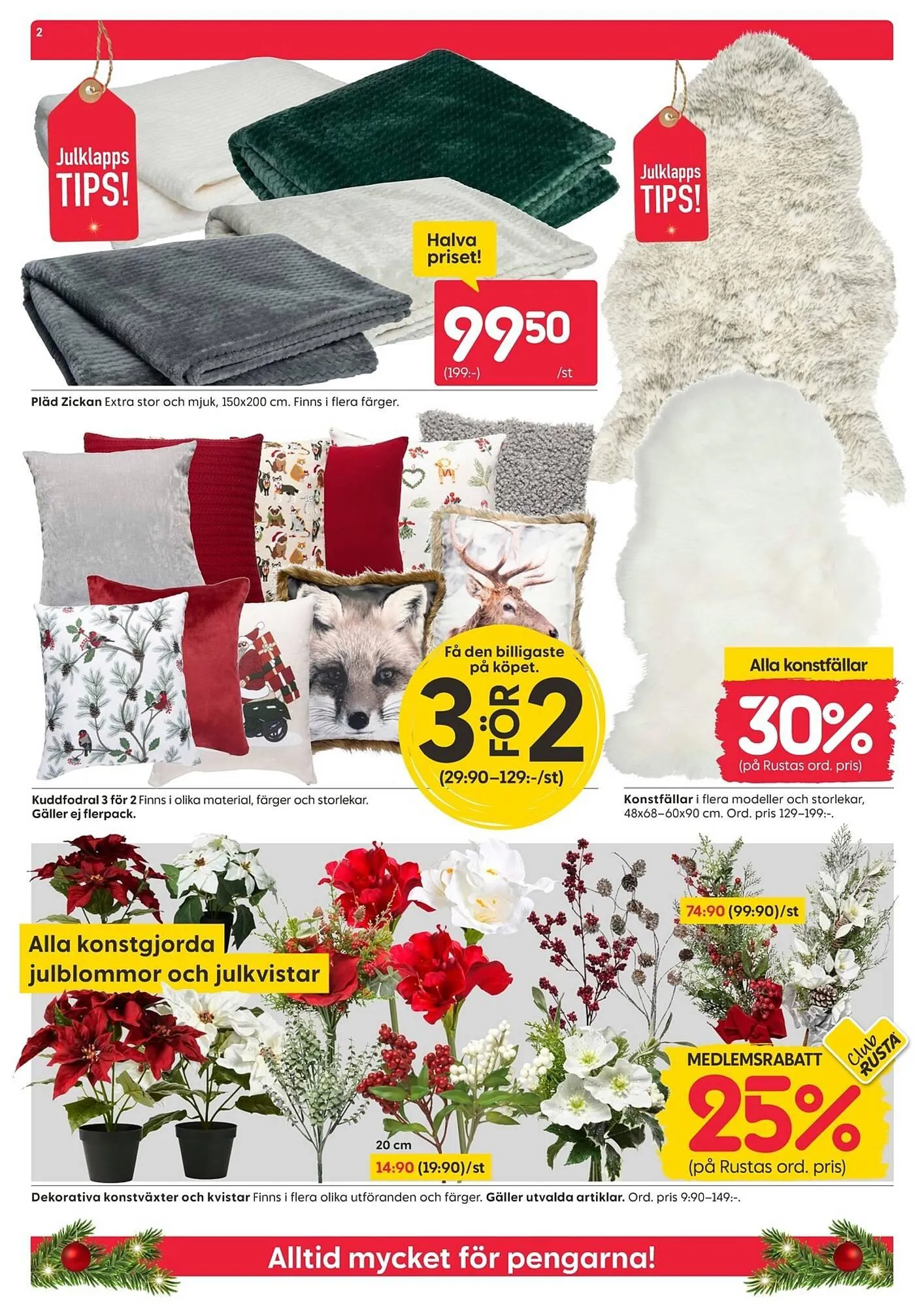 Rusta reklamblad från 4 december till 10 december 2023 - Reklamblad sidor 2