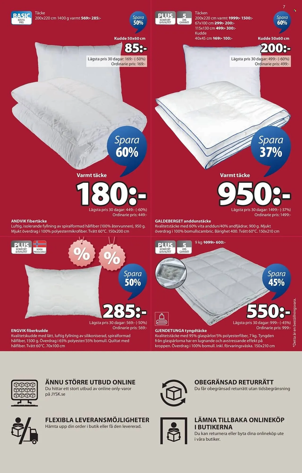 JYSK reklamblad från 19 januari till 1 februari 2026 - Reklamblad sidor 7