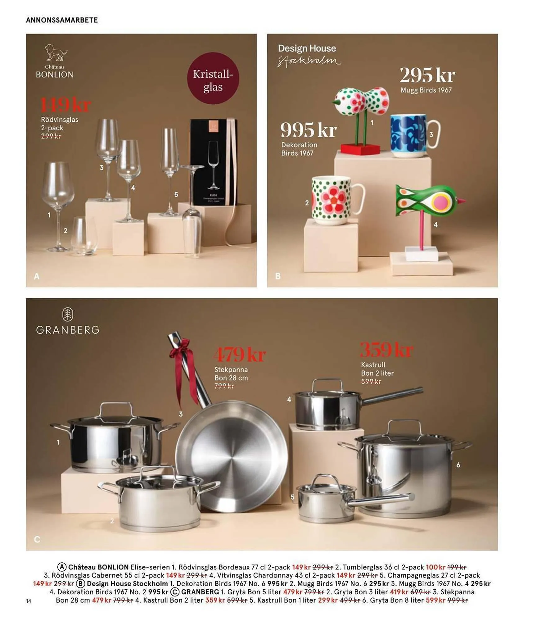 Åhléns reklamblad från 25 november till 11 december 2025 - Reklamblad sidor 14