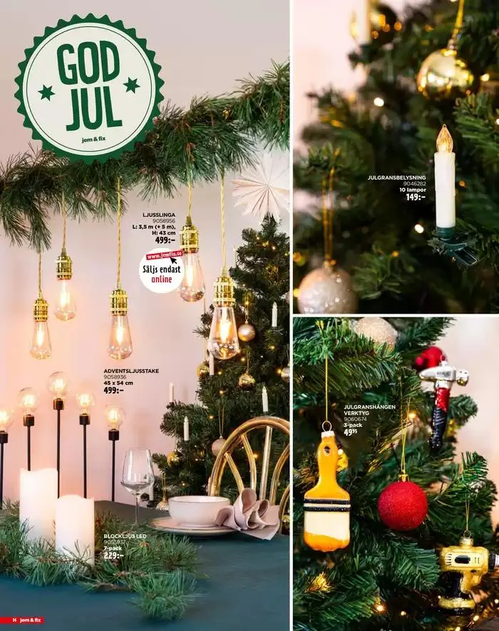 Jem&Fix reklamblad från 27 oktober till 24 december 2024 - Reklamblad sidor 14