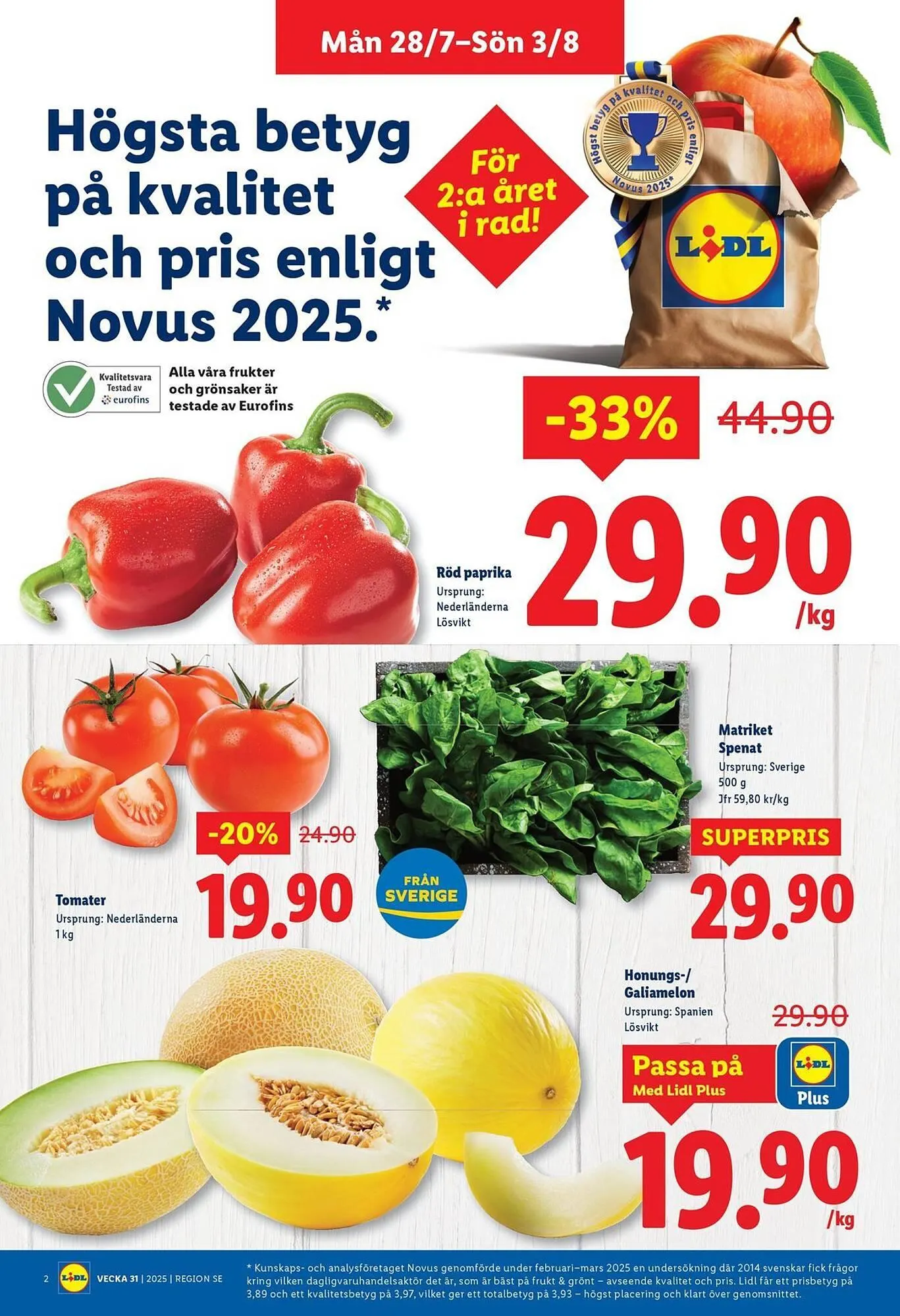 Lidl reklamblad från 28 juli till 3 augusti 2025 - Reklamblad sidor 2