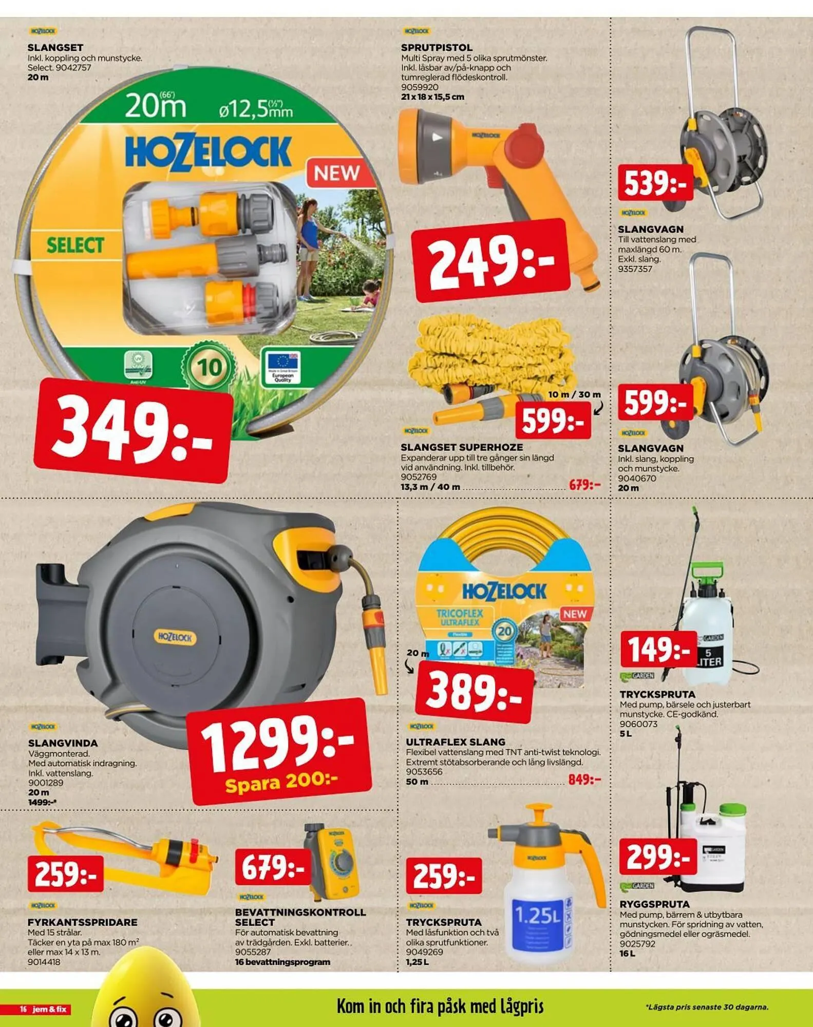 Jem&Fix reklamblad från 14 april till 20 april 2025 - Reklamblad sidor 16
