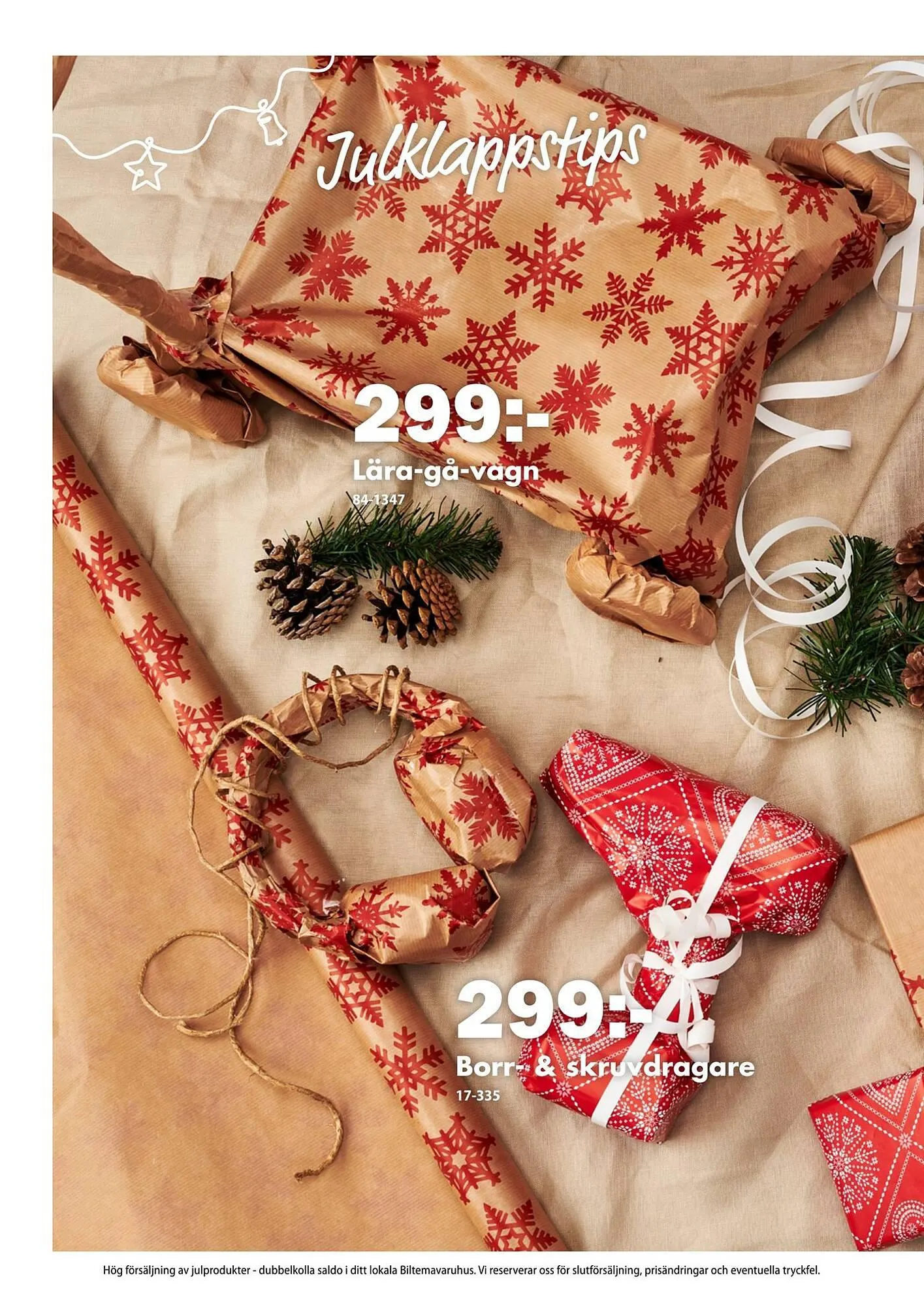 Biltema reklamblad från 26 oktober till 23 december 2023 - Reklamblad sidor 22
