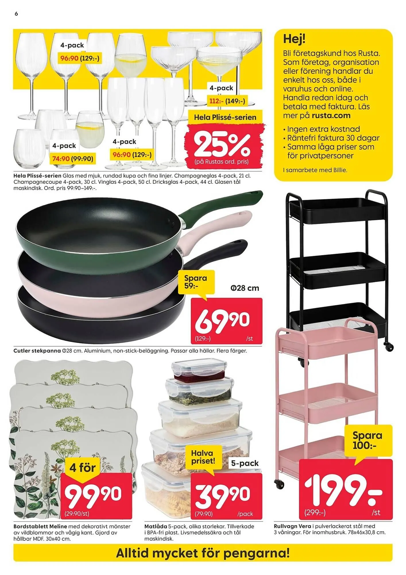 Rusta reklamblad från 29 september till 5 oktober 2025 - Reklamblad sidor 6