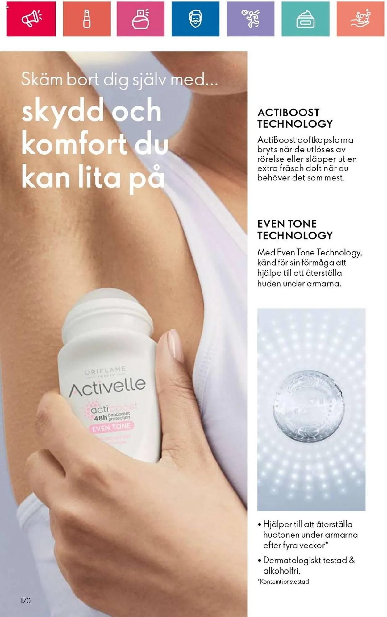Oriflame reklamblad från 3 oktober till 23 oktober 2024 - Reklamblad sidor 170