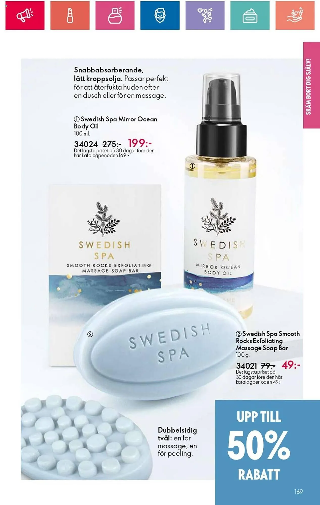 Oriflame reklamblad från 3 oktober till 23 oktober 2024 - Reklamblad sidor 169