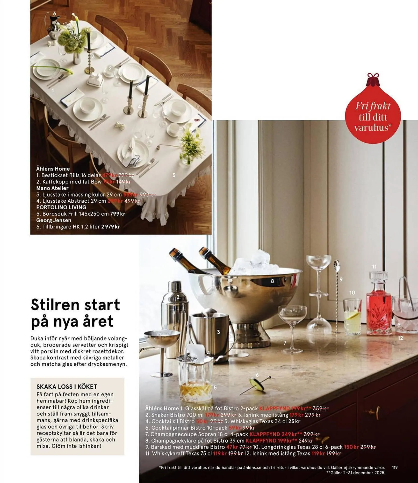 Åhléns reklamblad från 25 november till 11 december 2025 - Reklamblad sidor 119