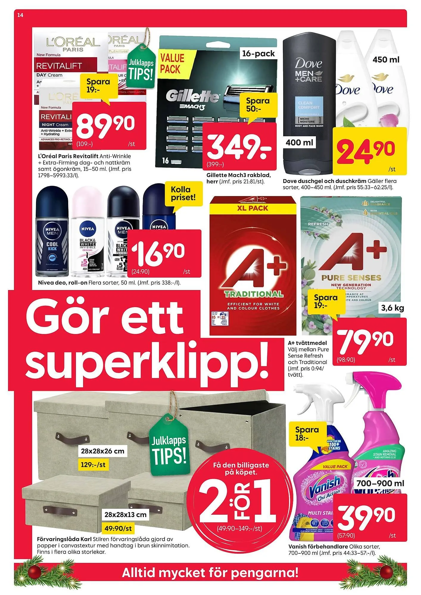 Rusta reklamblad från 9 december till 15 december 2024 - Reklamblad sidor 14