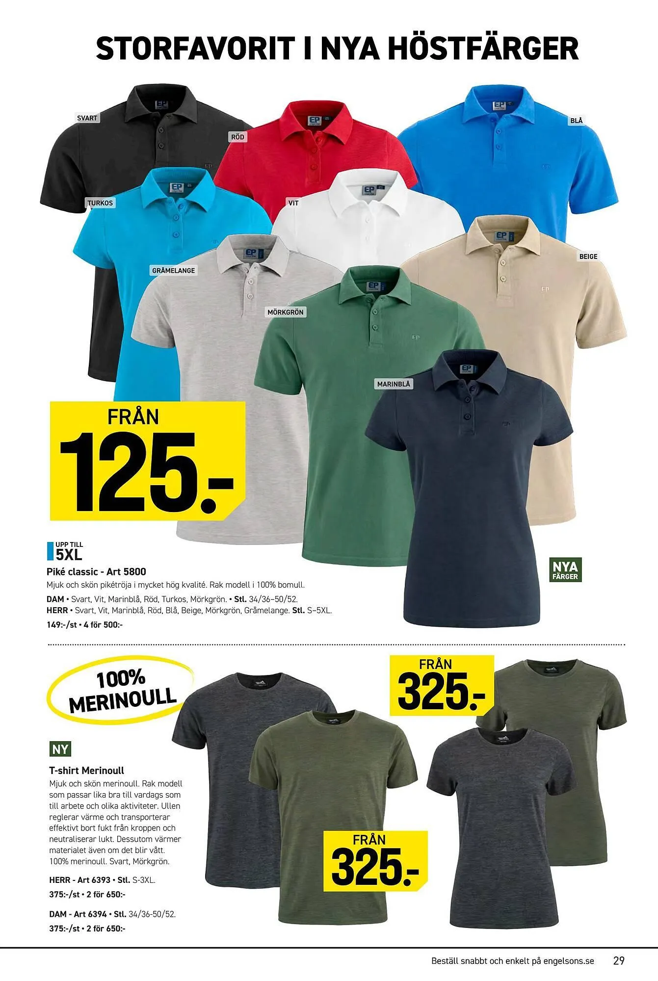 Engelsons reklamblad från 1 september till 3 september 2025 - Reklamblad sidor 29