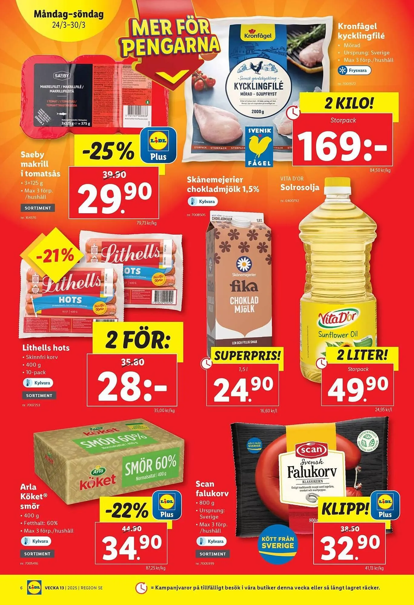 Lidl reklamblad från 24 mars till 30 mars 2025 - Reklamblad sidor 6