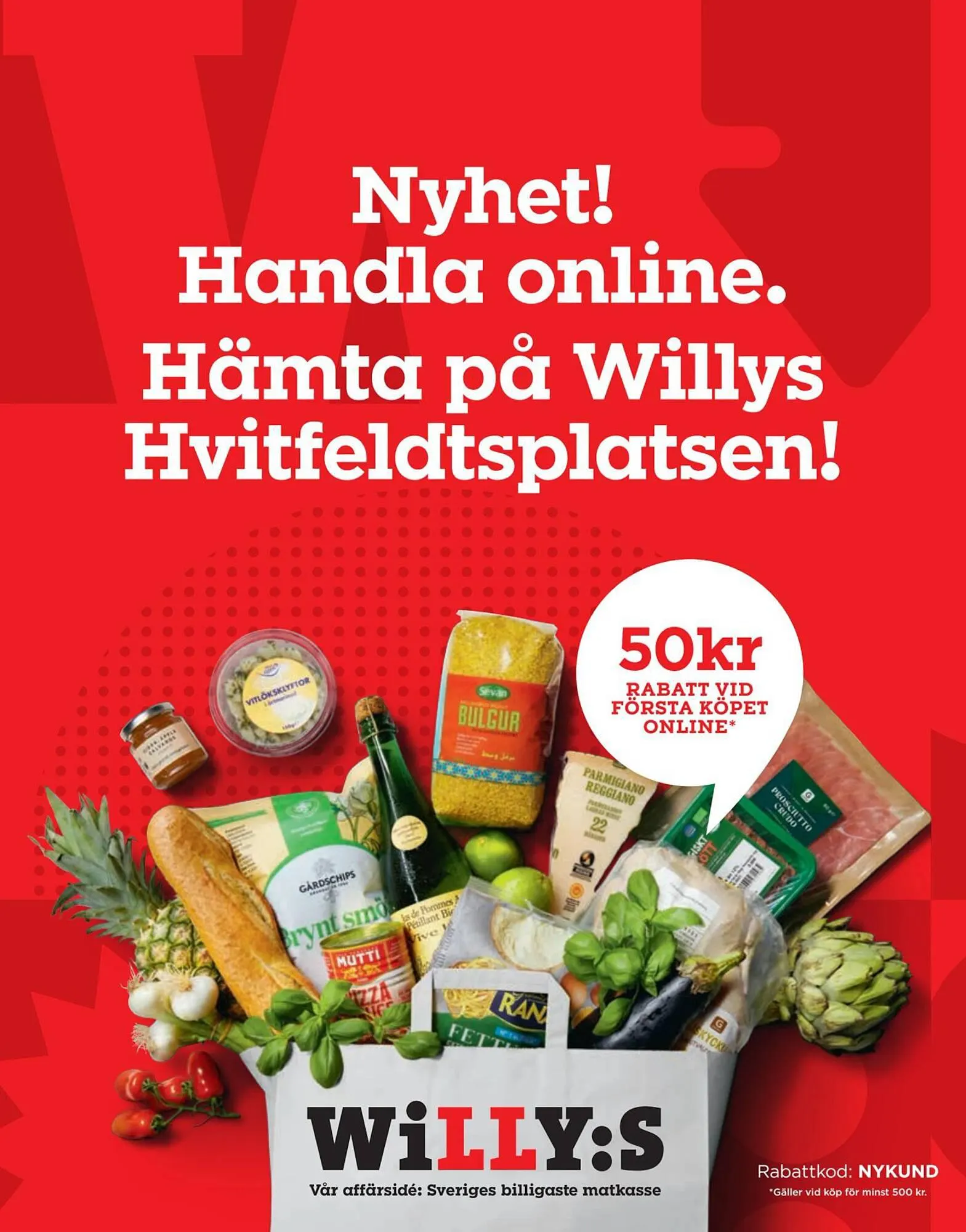 Willys reklamblad från 4 februari till 11 februari 2024 - Reklamblad sidor 1
